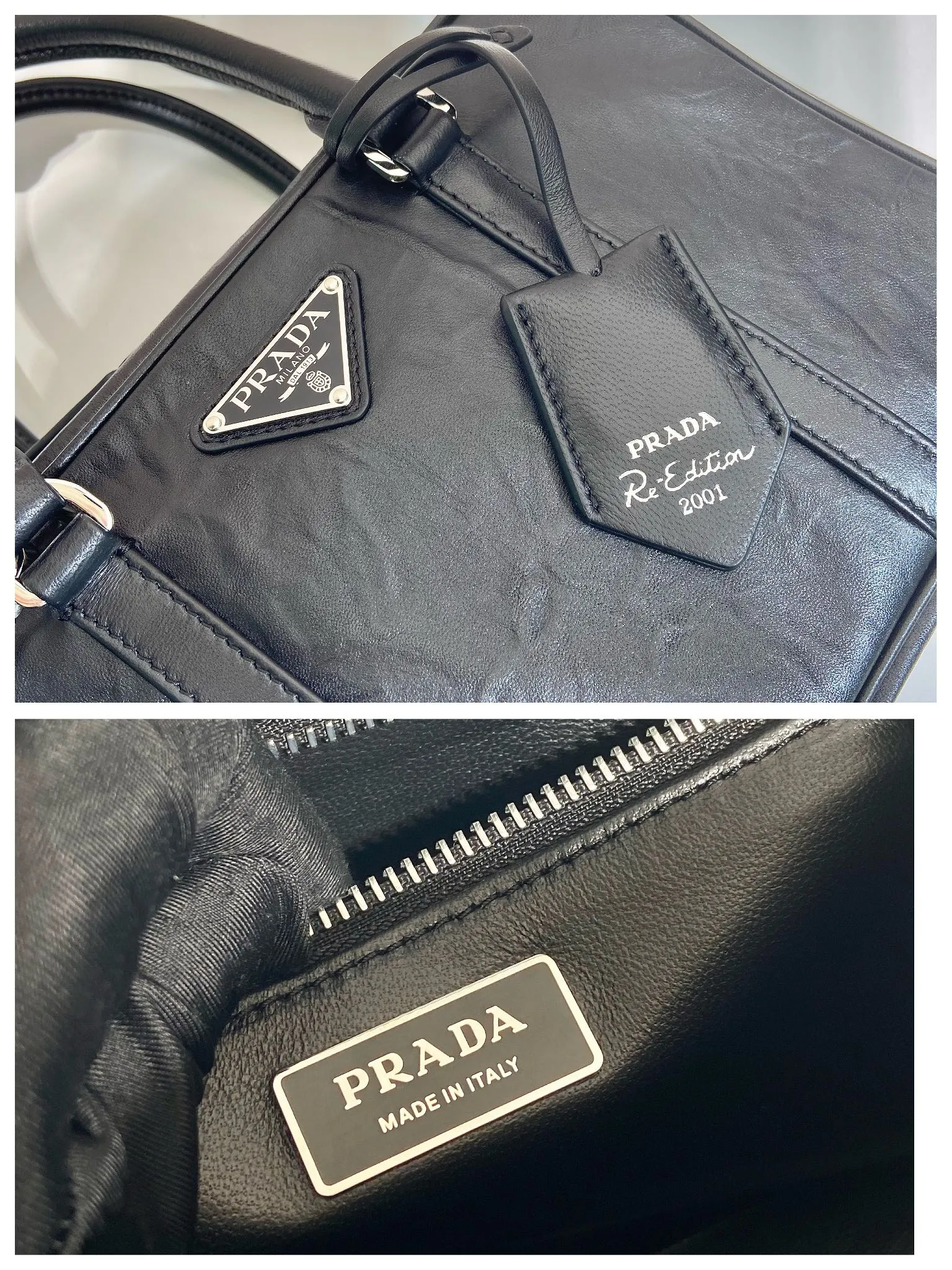 💰1800🎉New Boston🎉1BB092 catwalk model🎉🎉 This casual and classic handbag is made of soft sheep leather inside and outside. The hand-made pleat effect is particularly fashionable. It is equipped with a detachable long shoulder strap and a small coin purse with large capacity. It was also unveiled in the 2023 spring and summer series fashion show. The upper body effect must be eye-catching. Baby, hurry up and get it🎉🎉 Length 24x Height 15.5x Bottom 7cm