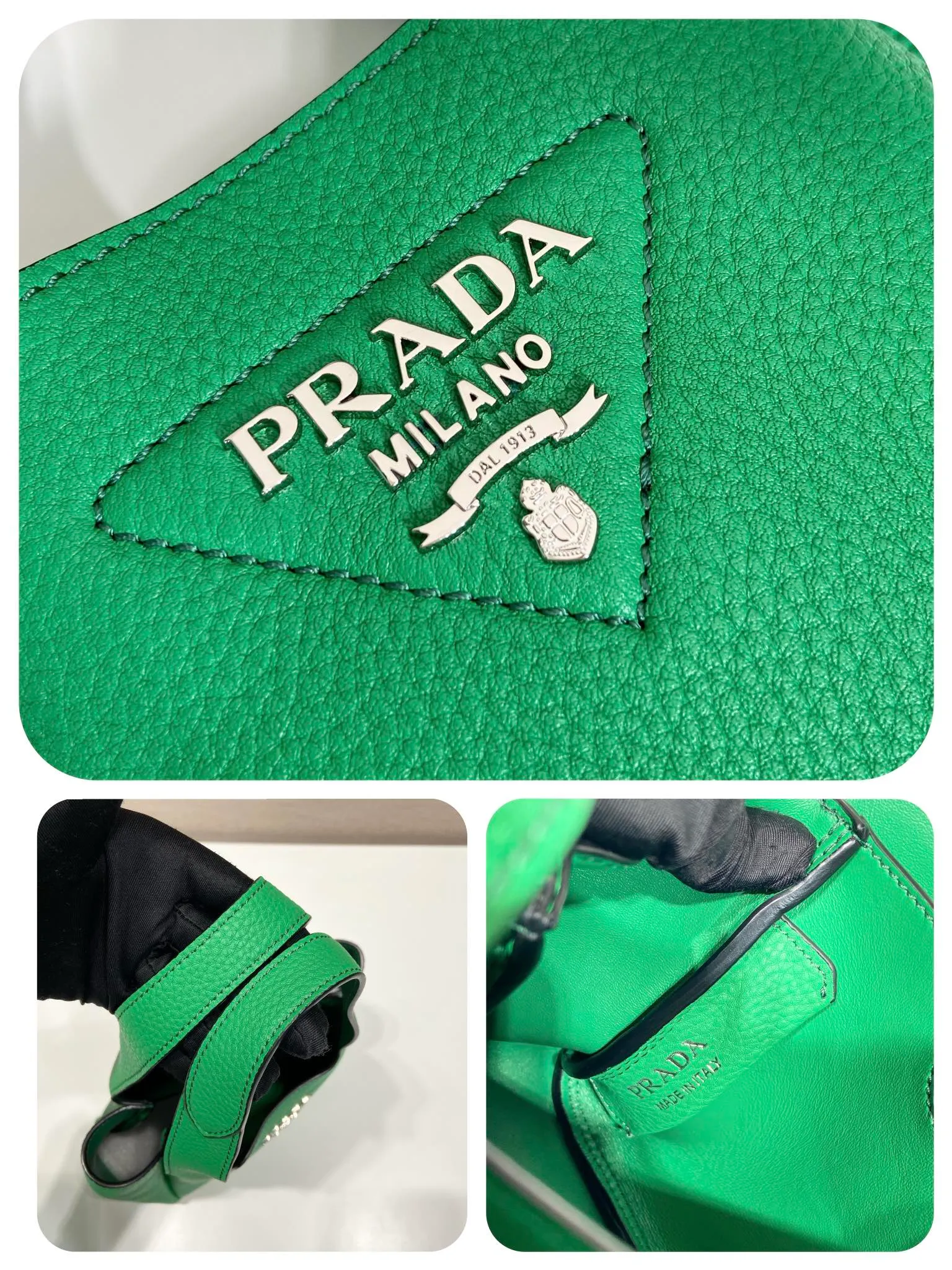 💰1500🎉mini vegetable basket🎉1BA349🎉🎉mini green😘😘 This mini vegetable basket is made of imported deerskin pattern, with imported lambskin inside. It has many grids and feels very soft/lightweight. The classic mini is good-looking and easy to use👏👏. The upper body effect is cute and cute. It’s so beautiful. Limited edition/popular model at the counter. Get it now🎉🎉 Length 18x Height 16x Bottom 10cm🎉🎉🎉👏👏👏