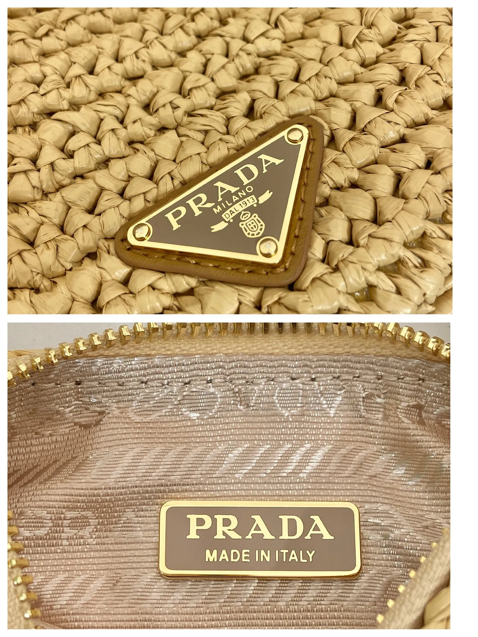 💰1460🎉Woven Moon Bag🎉1BC194🎉🎉 The unique crescent moon bag silhouette is reinterpreted with curves, blending into the relaxed atmosphere of summer, giving it a new charm. It's crocheted with leather handles and features gold-tone hardware. Tonal letter logo embroidery on the front adds classic style. Equipped with 2 detachable cowhide shoulder straps, it has large capacity and a very fashionable upper body effect. Get it now🎉🎉 Length 22.5x Height 18.5x Bottom 6cm🎉🎉🎉💰💰💰