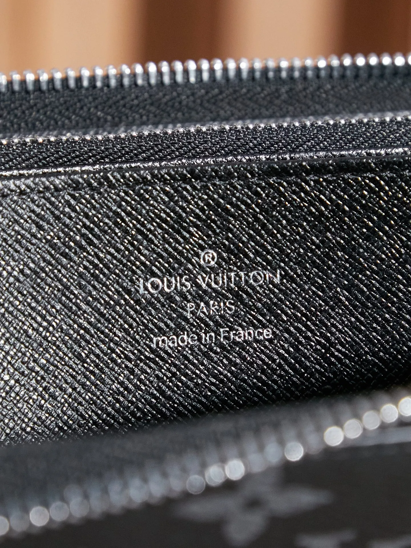 P¥300👉nfc dynamic chip version👈【Top inspection-free】M61694 black flower zipper wallet 60017 Work details: for reference