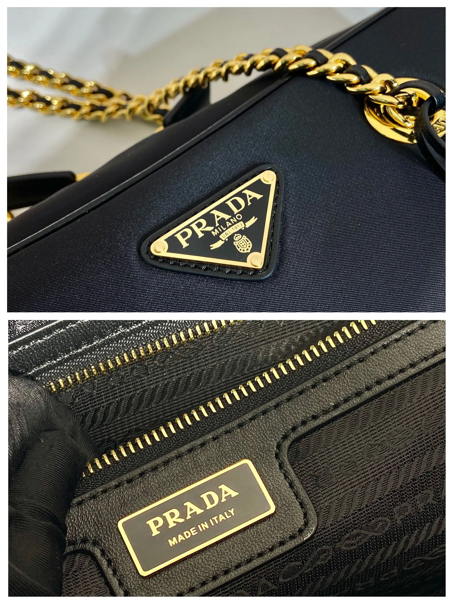 💰1440🎉New second-hand bag🎉1BB114A large🎉🎉 This second-hand bag is made of regenerated nylon, incorporating unique style elements, with exquisite calfskin details, and a velvet shoulder strap, completely subverting people's traditional perception of luxury goods. Practical design embellishments and exquisite details add a unique charm. Large capacity, practical and elegant👏Another popular style that will never go out of style🎉🎉Length 35xx, height 21.5, bottom 10cm👏👏👏🎉🎉🎉