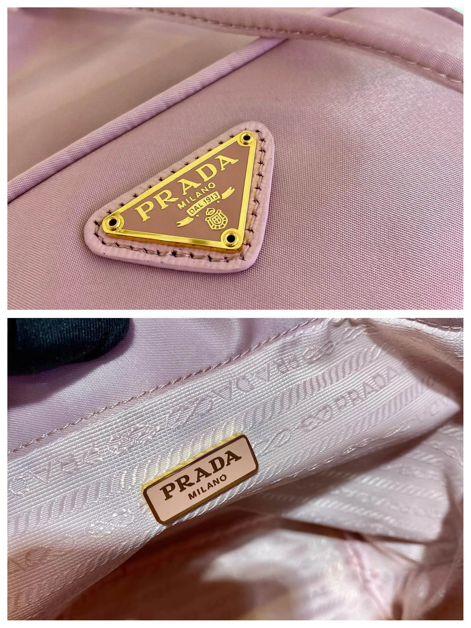 💰720, the classic 1BH038 new color😘 has arrived👏👏 Made of imported nylon fabric, top grade five, portable/diagonal, light, practical and fashionable, beauties hurry up and get it, 165 OEM code, length 18x height 23 base × 12cm📢📢📢