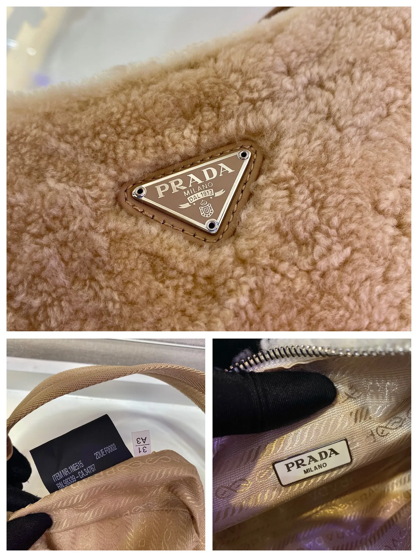 💰860🎉Plush Hobo🎉The design of this Hobo fur bag is another popular style in autumn and winter👏, you can feel its softness through the screen😘I want to hug it so fast The impulse🙊🙊It’s so cute, good-looking and extremely convenient to wear👍It looks great when carried in hand or as an armpit bag😘A must-have in winter, if you like it, hurry up and buy it🎉🎉 Style number: NE515 Length 23x Height 14x Bottom 5cm