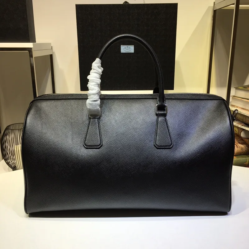 P's new travel bag, 372R [Rose] [Rose], top quality, color matching, made of imported cross-grain cowhide, with many compartments, a must-have for traveling far away, length 45.5x height 25x bottom 17cm, 💰2500