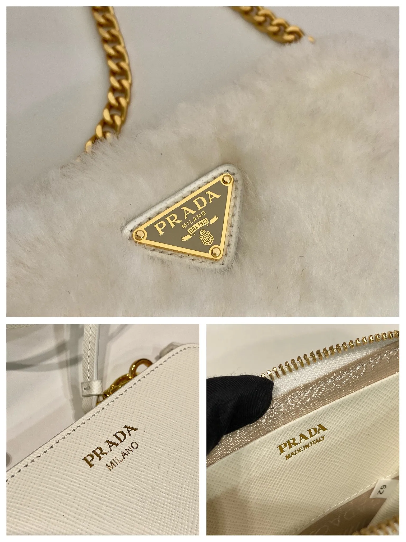 💰920🎉Gemini triangle bag🎉1NR015 new product😘Goat wool This two-in-one twin bag has a very unique design and can be disassembled into 2 bags🎉🎉. The body of the bag is made of goat hair, which is perfect🎉🎉. One can be carried by hand and the other can be worn as a crossbody. It can also be combined😘😘Another hot new product🎉 If you like babies, hurry up and get it🎉🎉 Length 15x height 10x bottom 5cm🎉🎉🎉👏👏👏