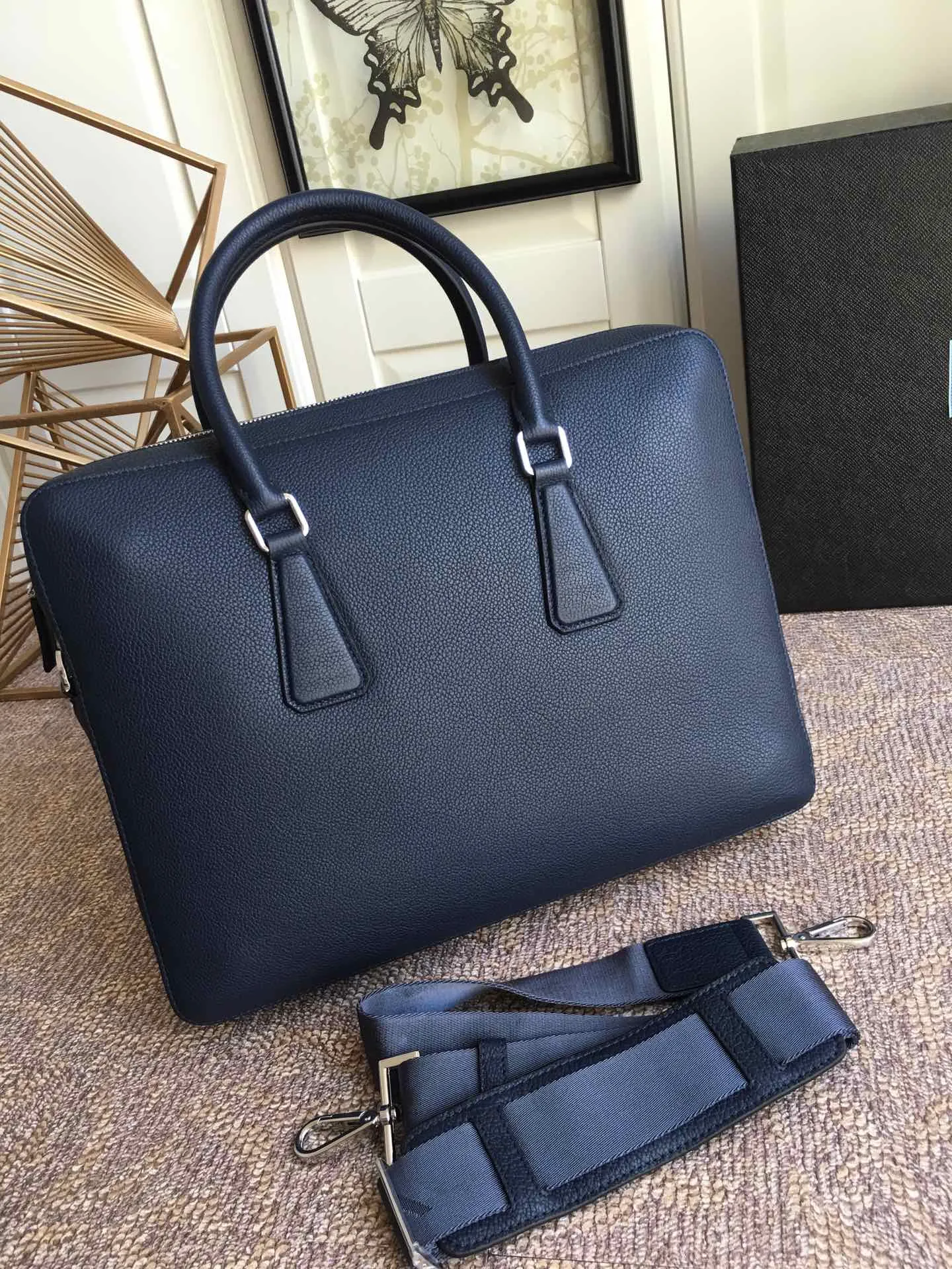 💰2160, Pjiajia’s latest men’s bag 0366👻👻👻, synchronized with counters, top-quality goods, using top-grade imported deerskin pattern, full leather inside and outside, 175 OEM code, length 36.5X height 28cm