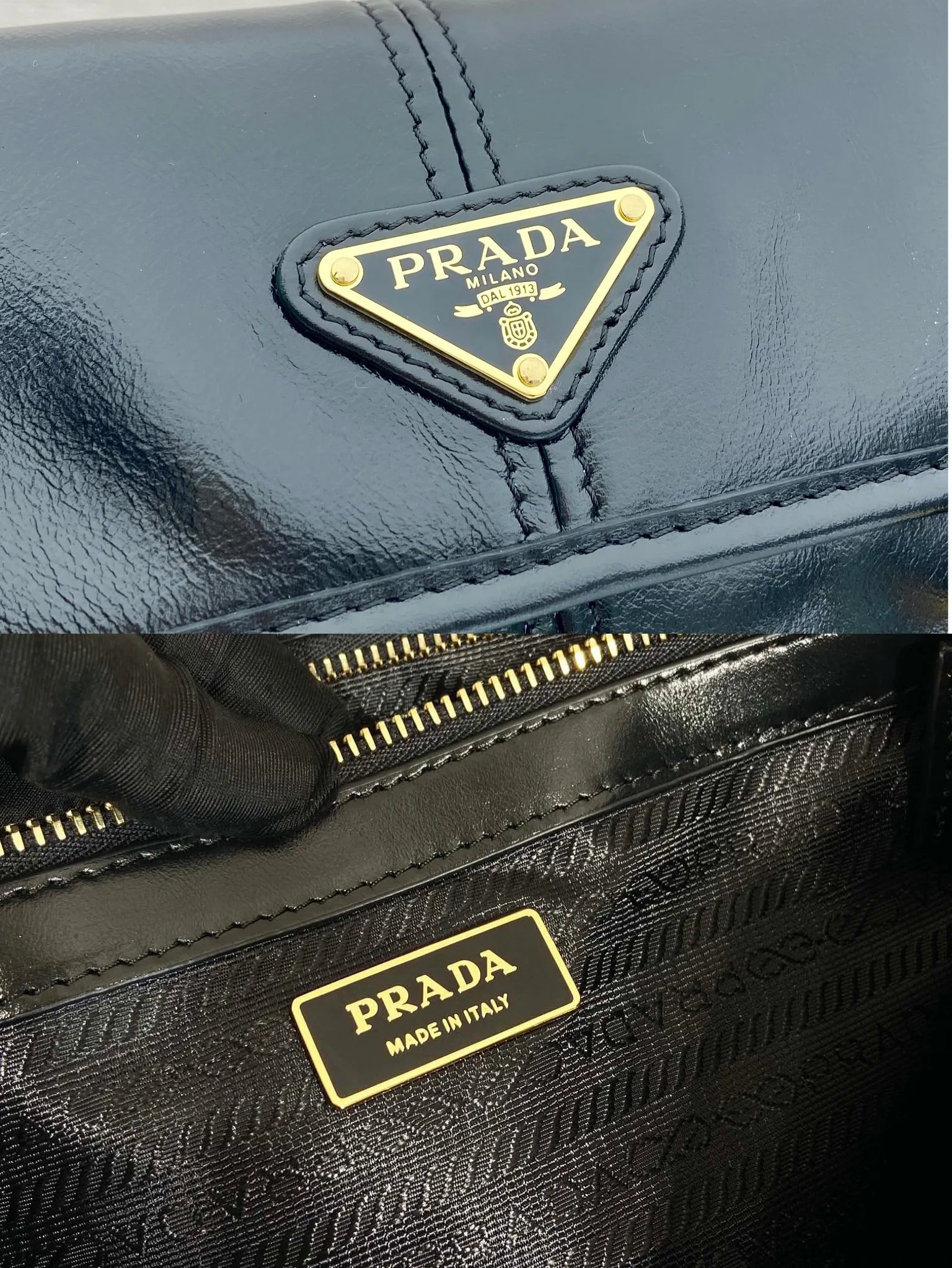 💰1840🎉New oil wax bag🎉1BD376🎉🎉 This leather handbag adopts a simple and exquisite design, and the shiny color exudes a classic atmosphere. Showing the modern casual attitude, the long handle is easy to carry on the shoulder. Leather pocket on the back, enameled triangular metal, magnetic closure flap design, very large capacity. Juju is easy to use👏It is definitely a must-have for fashionistas, so hurry up and take this one home! Length 31x Height 15x Bottom 12cm🎉🎉🎉👏👏👏