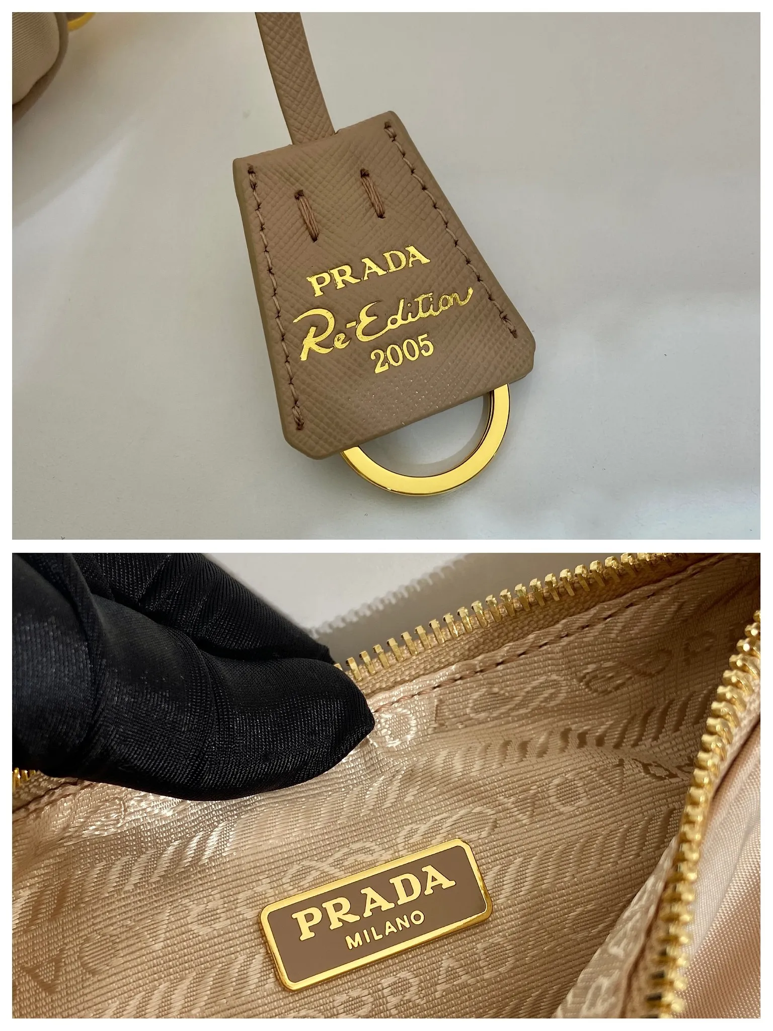 💰1000🎉Hot-selling gold hardware🎉🎉New 1BH204 gold hardware, nylon Hobo handbag/armpit bag😘😘Hobo, a group of Internet celebrity sisters who are crazy about planting and popular in the fashion circle, has a new model! 👏👏The design of this Hobo bag is great👍👍One bag with three uses😘😘waist bag/crossbody/single shoulder bag👍👍The handle is replaced by a gold chain, which makes the armpit bag more sexy. It also has a long shoulder strap. What I love most is that the shoulder strap also has a small pendant (small bag), which can also be hung on other bags and pants as accessories. 🙊🙊There is no problem in matching various clothes in normal times😘😘Babies, hurry up and get it, it’s so beautiful🙊🙊Dimensions: Length 22X Height 12x Bottom 6cm👏👏👏💰💰💰