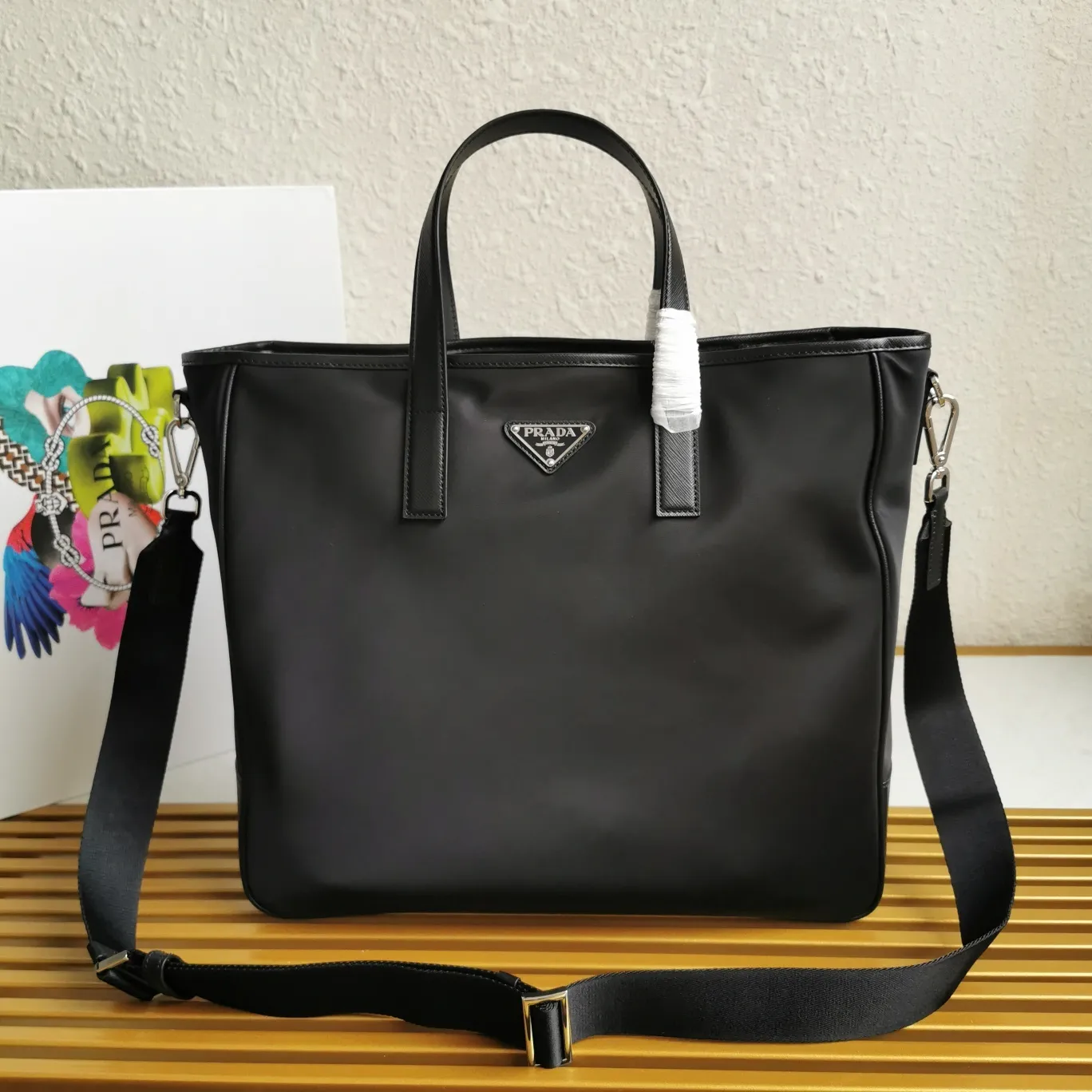 All categories Official website "Brand Women's Bags" Women's Bags 💙 PRADA 2022 Official New Prada Shopping Bag Wholesale 58002800 Original Order Quality Size: 36-34-10CM