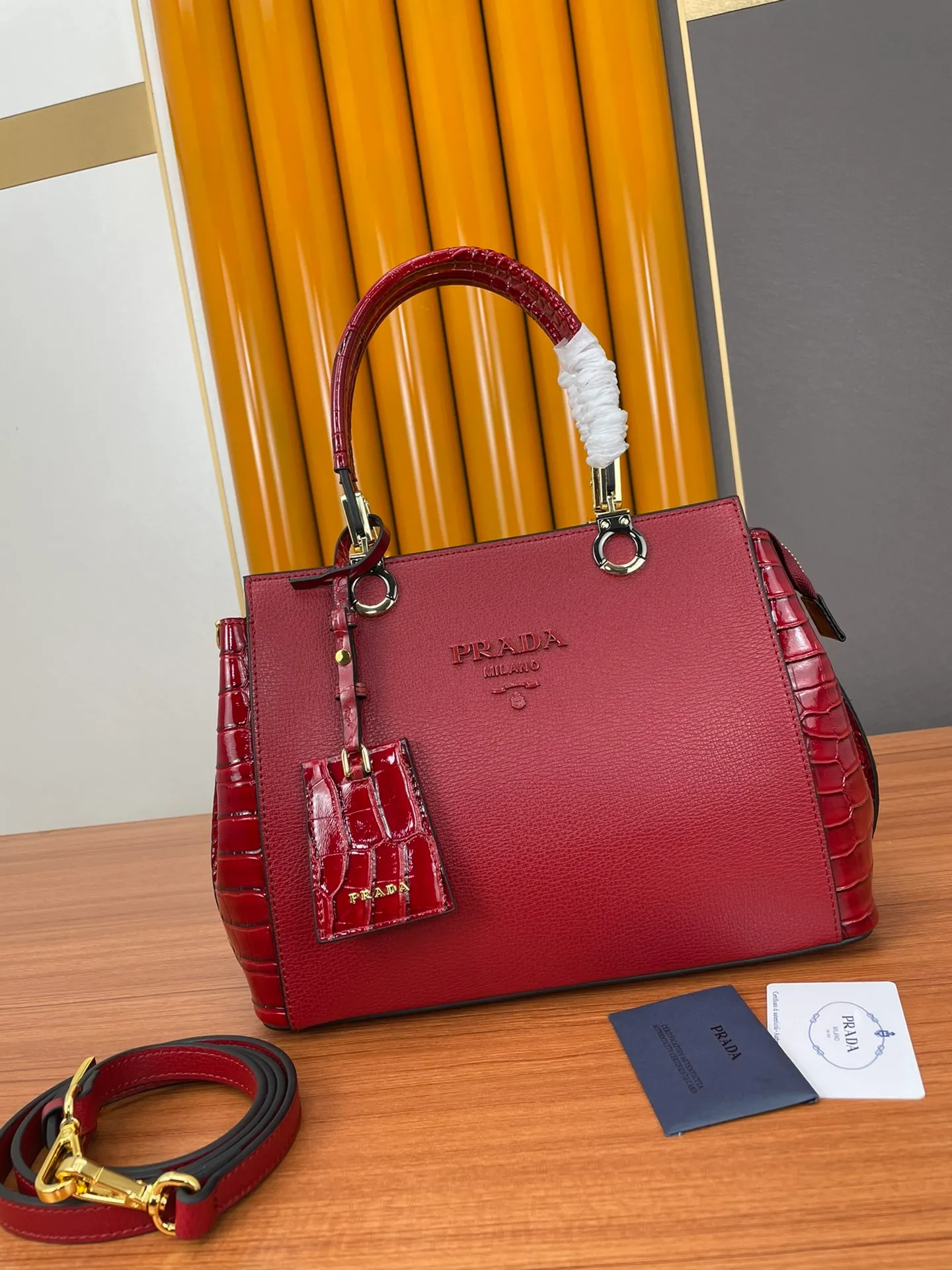 All categories Official website "Brand Women's Bags" Women's Bags 💙 PRADA 2022 official new Prada handbag wholesale 58002900 Original order quality Size: 30-23-13CM