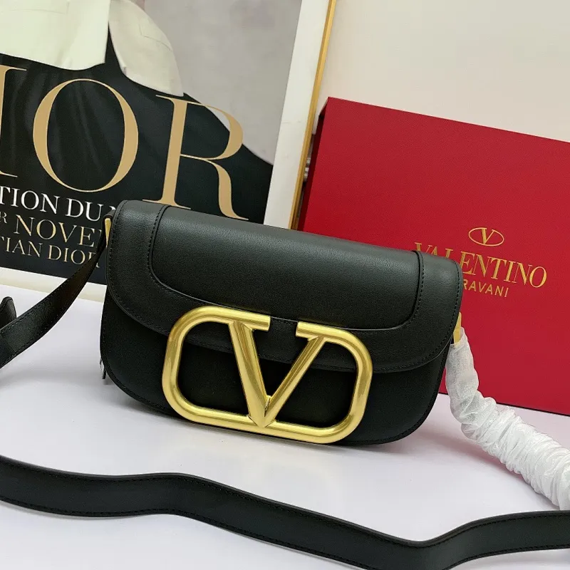All Categories Official Website "Brand Women's Bags" Women's Bags 💙 Valentino 2023 New Valentino Calfskin Crossbody Bag
