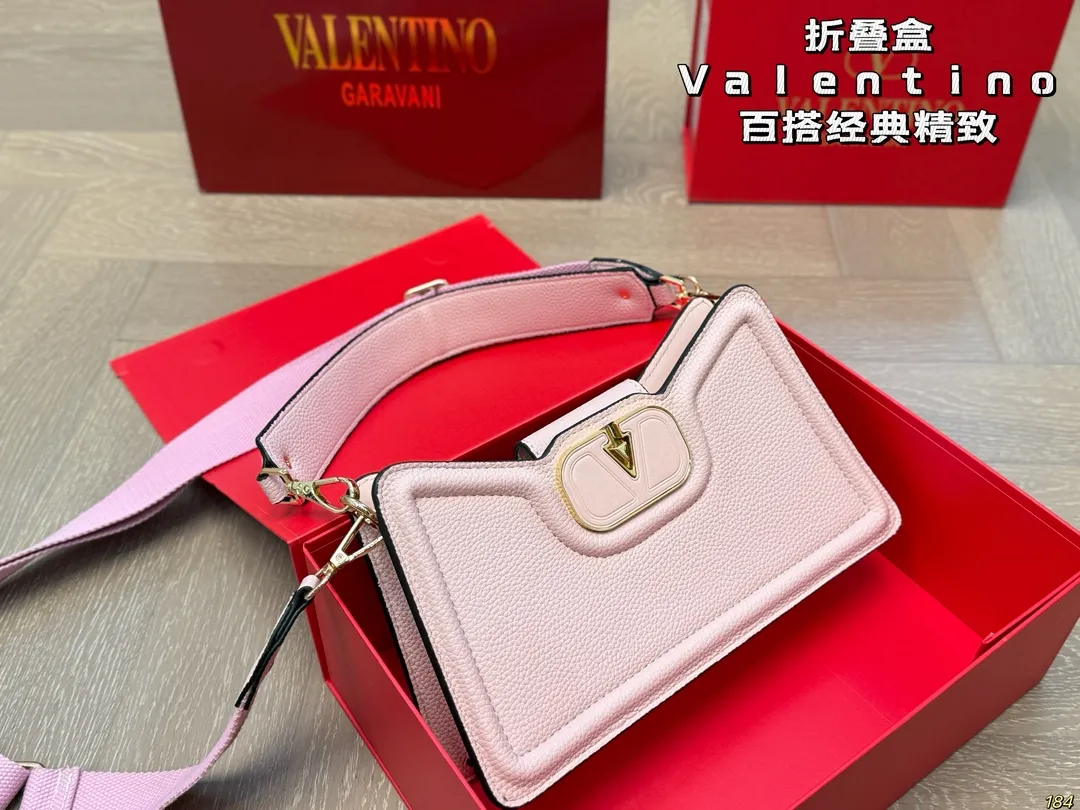 5️⃣Color ¥290 Folding box Valentino Versatile classic Exquisite one Really super invincible and cute Full of fairy spirit A must-have for girls every day Size 26 15
