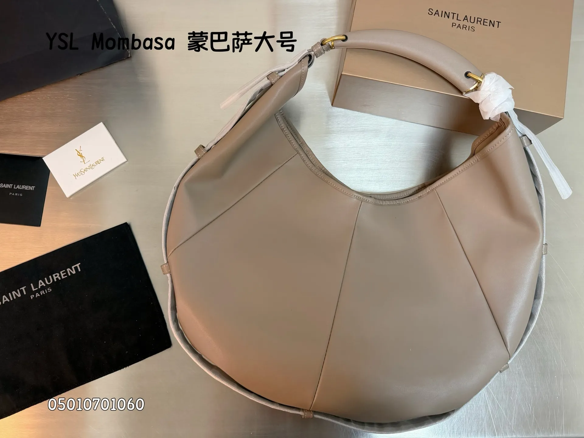 All Categories Official Website "Brand Women's Bags" Women's Bags 💙 YSL 2026 New YSL Mombasa Croissant Bag