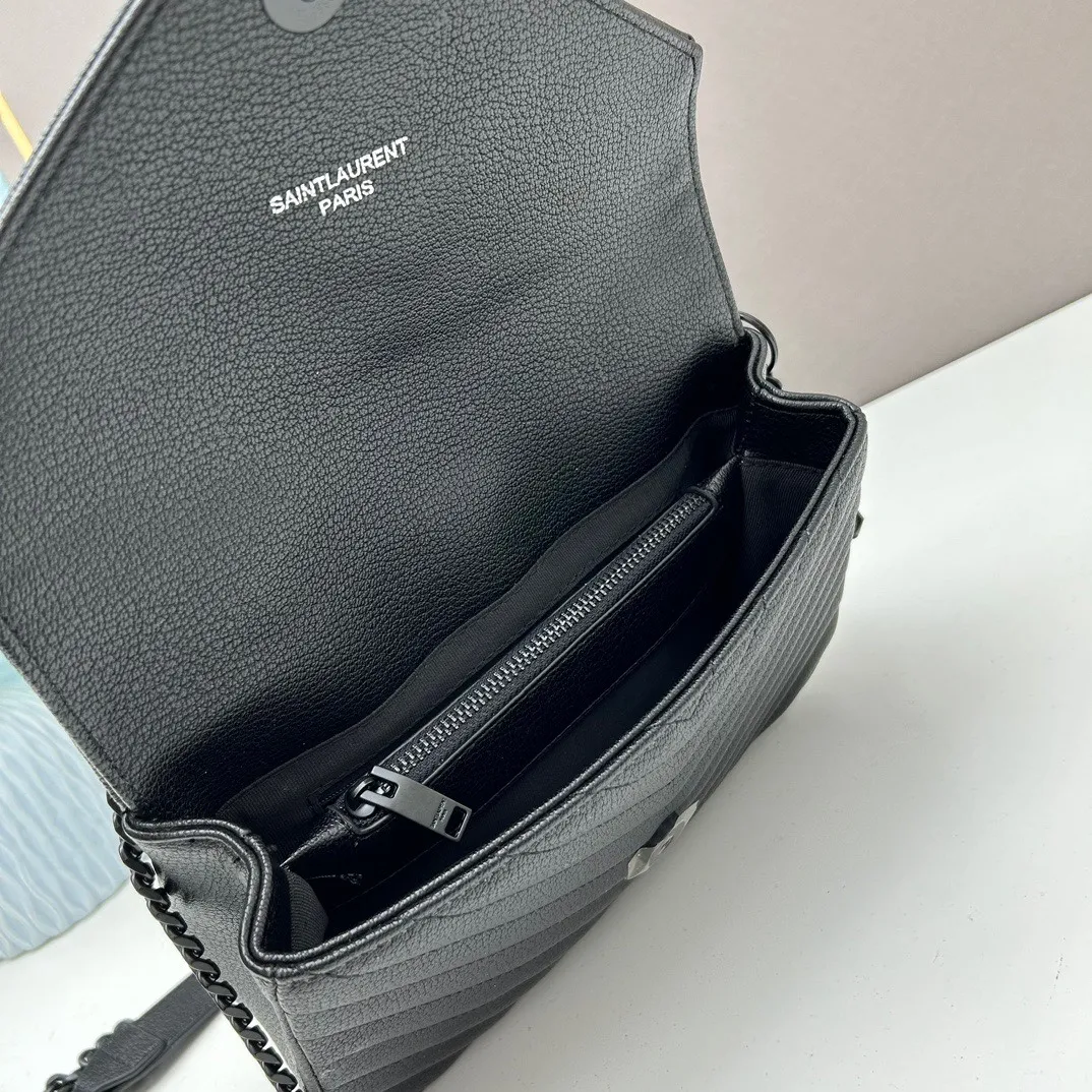 All Categories Official Website "Brand Women's Bags" Women's Bags 💙 YSL 2023 New YSL Cowhide Crossbody Bag