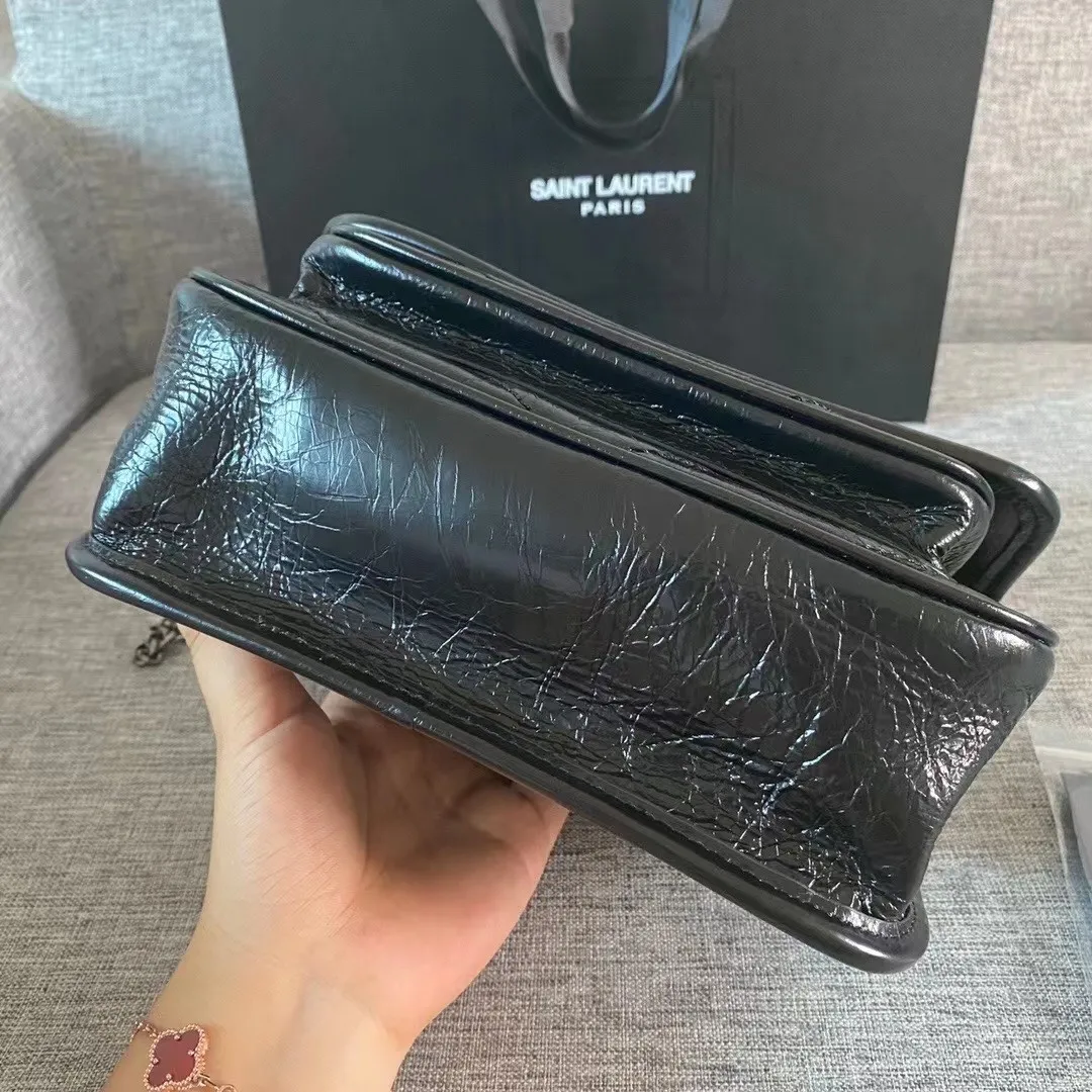 All Categories Official Website "Brand Women's Bags" Women's Bags 💙 YSL 58002200 2023 counters also sell YSL crossbody bag, first layer cowhide 24CM