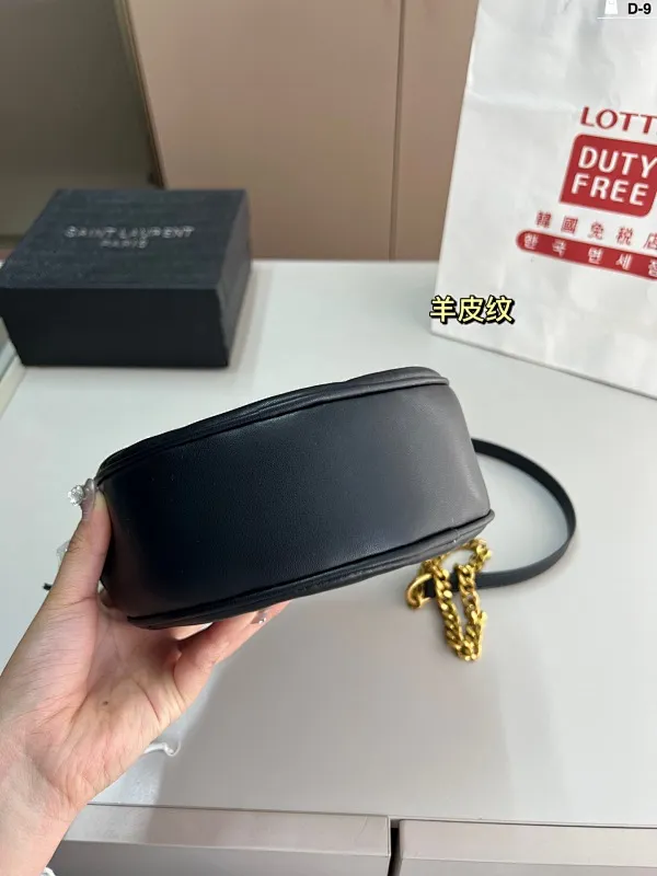 All Categories Official Website "Brand Women's Bags" Women's Bags 💙 YSL 2025 New YSL Small Round Cake Bag