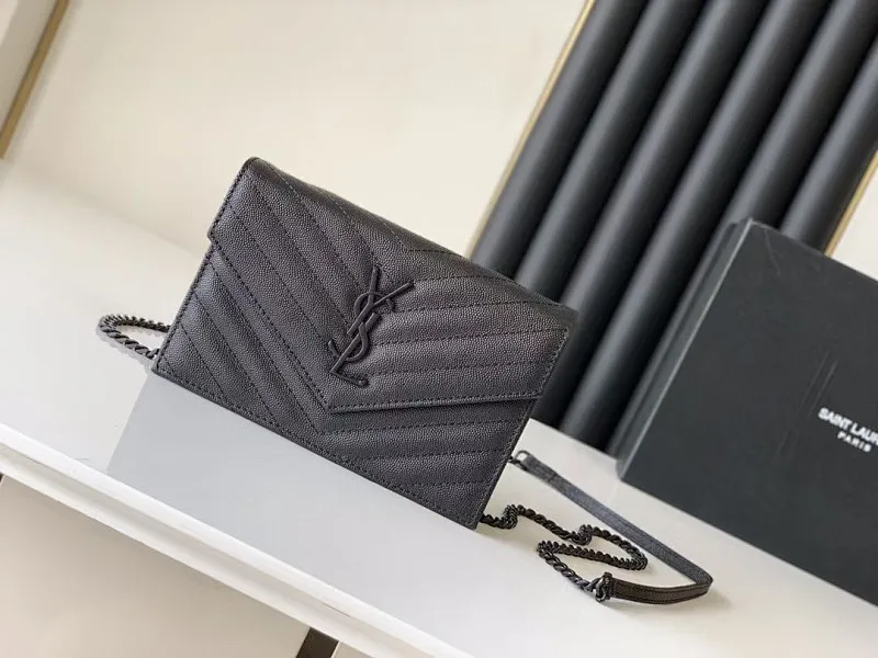 All categories Official website "Brand Women's Bags" Women's Bags 💙 YSL 2022 Official New YSL Crossbody Bag Wholesale 58001350 High Quality Specifications: 19-11.5-4CM