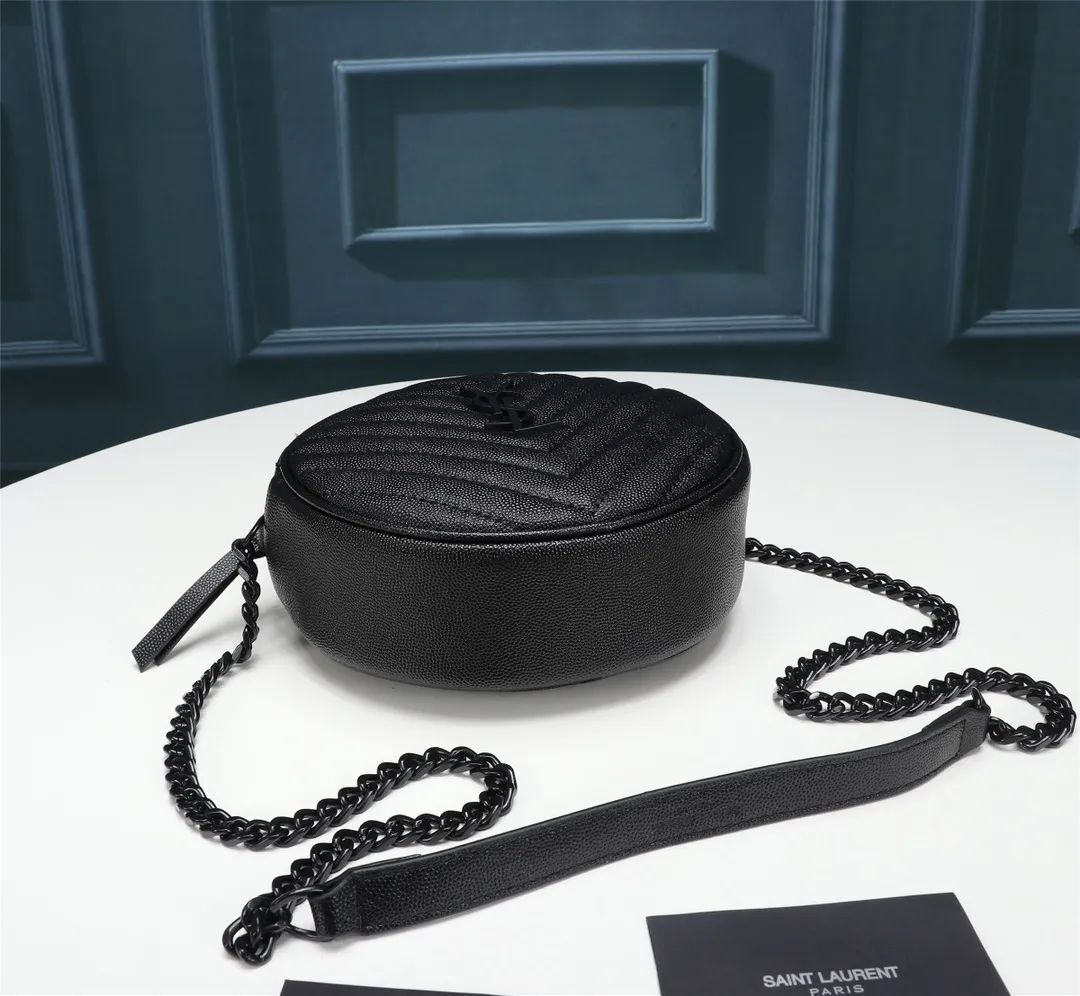 All categories Official website "Brand Women's Bags" Women's Bags 💙 YSL 2023 New YSL Small Round Bag