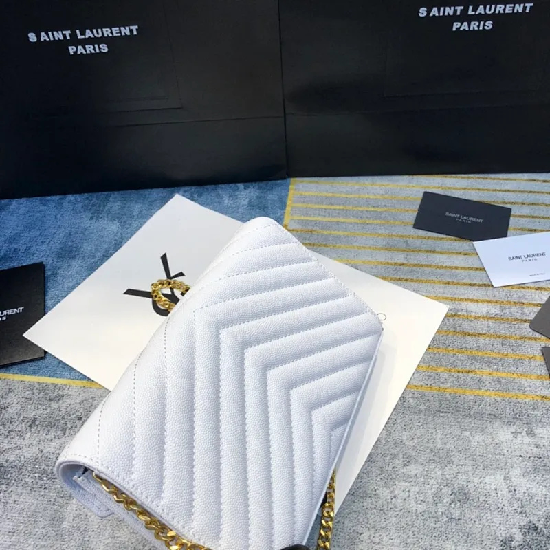 All categories Official website "Brand Women's Bags" Women's Bags 💙 YSL 2022 Official New YSL Crossbody Bag Wholesale 58001350 High Quality Specifications: 22.5-14-4CM