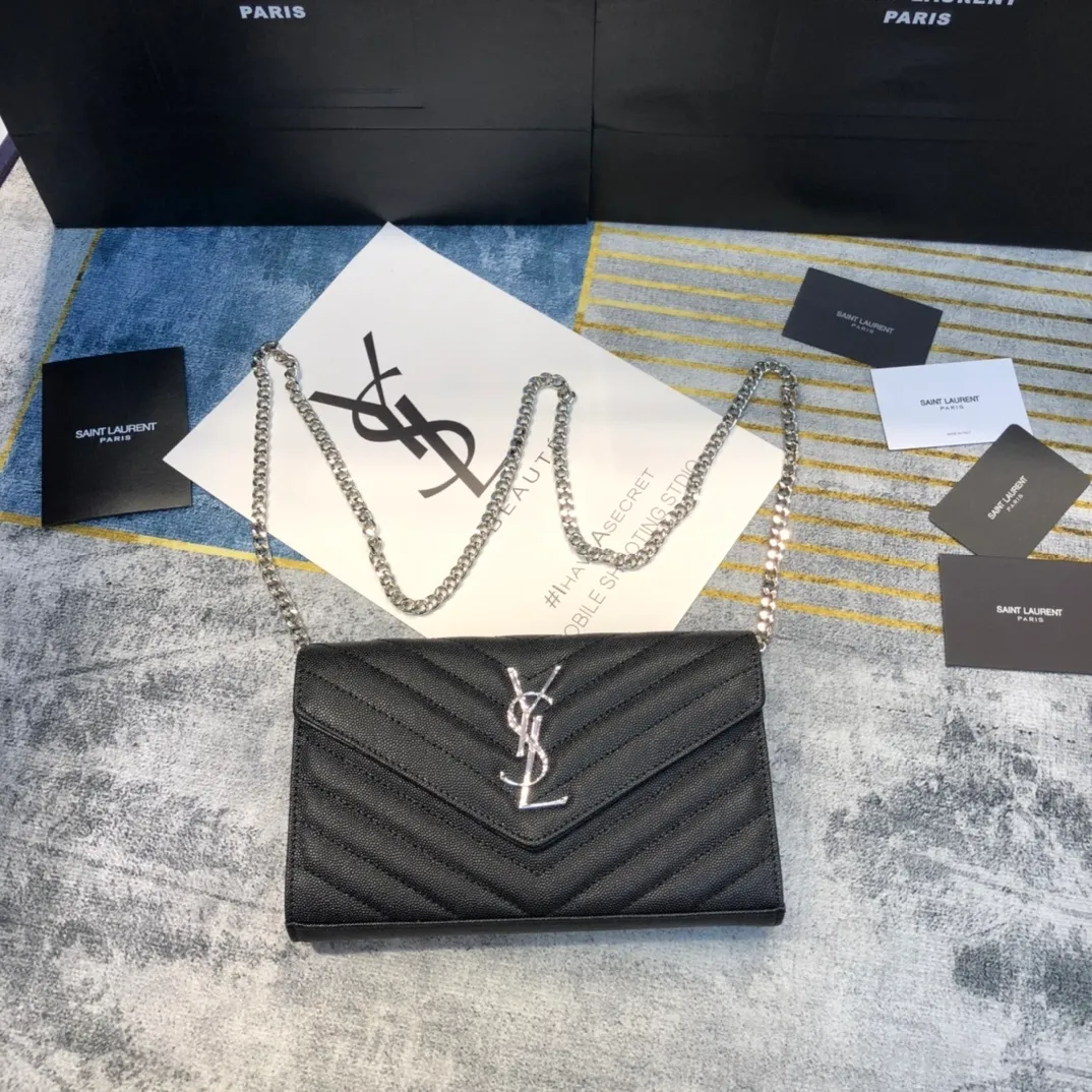 All categories Official website "Brand Women's Bags" Women's Bags 💙 YSL 2022 Official New YSL Crossbody Bag Wholesale 58001350 High Quality Specifications: 22.5-14-4CM
