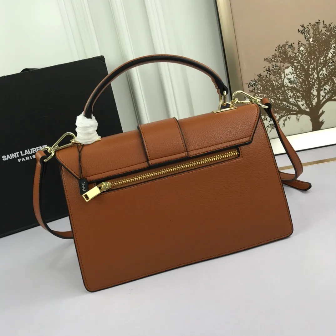 All Categories Official Website "Brand Women's Bags" Women's Bags 💙 YSL 2022 Official New Yves Saint Laurent Imported Palm Print Cowhide Crossbody Bag Wholesale 58001900 High Quality Size: 26-16-9CM