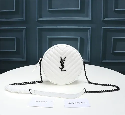All categories Official website "Brand Women's Bags" Women's Bags 💙 YSL 2023 New YSL Small Round Bag