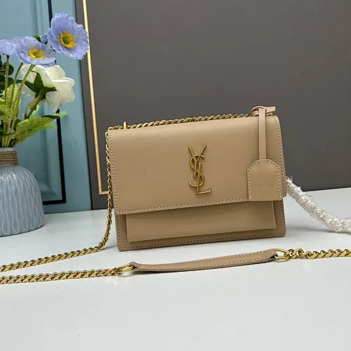 All Categories Official Website "Brand Women's Bags" Women's Bags 💙 YSL 2023 New YSL Cowhide Crossbody Bag