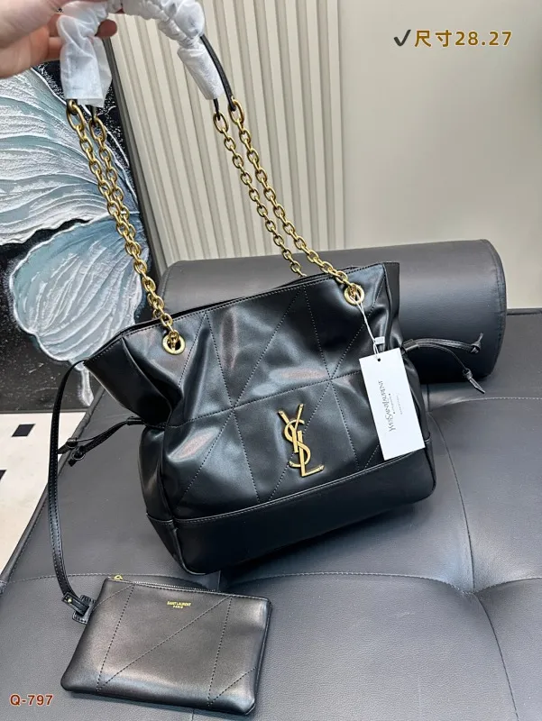 All Categories Official Website "Brand Women's Bags" Women's Bags 💙 YSL 2025 New YSL Lucky Bag Bucket Bag
