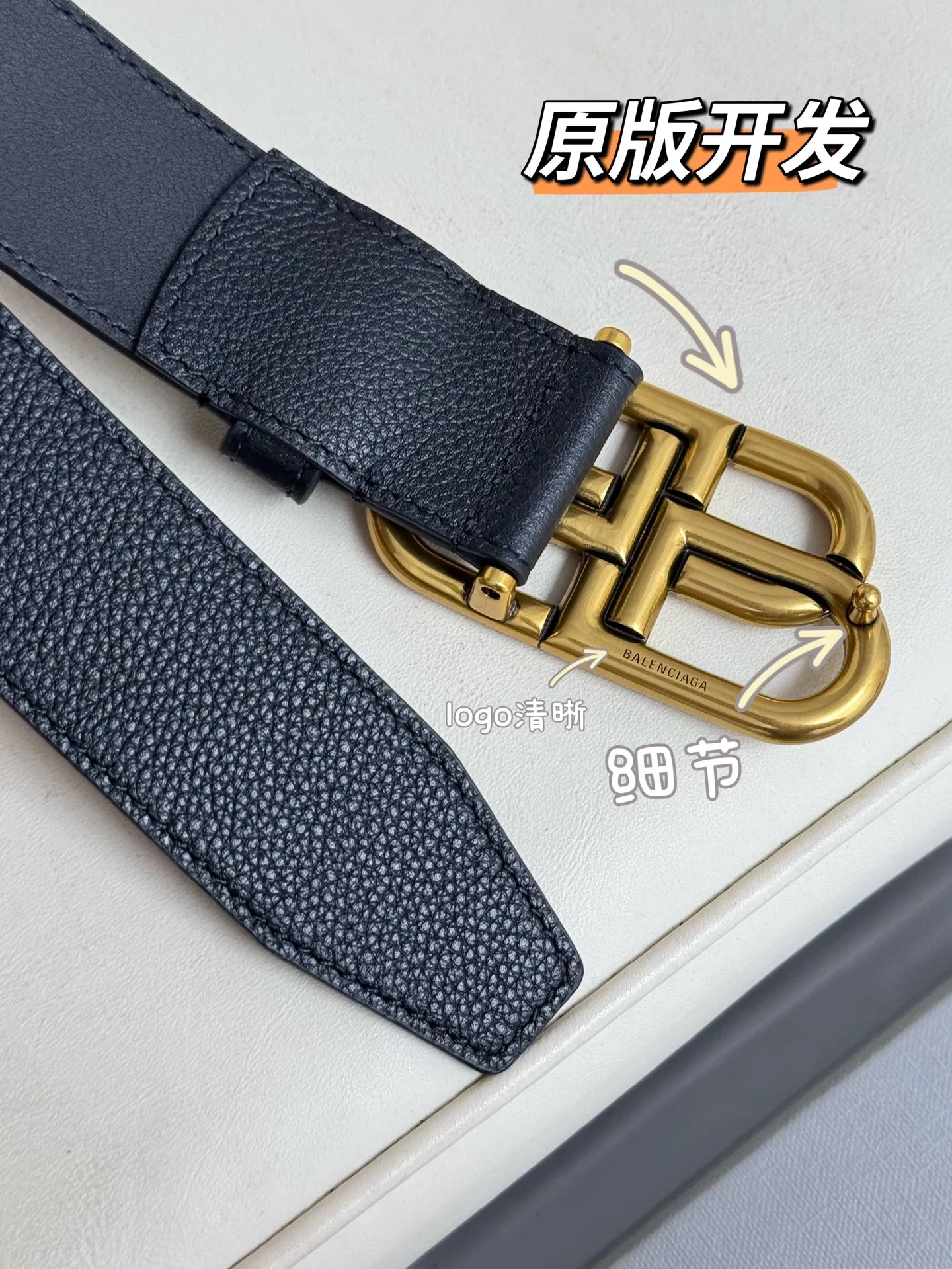 💰480💰Full package💰 💍Purchase level Balenciaga⚡️🌹Width 3.5cm It is a French luxury brand, as one of the most influential brands in the fashion industry⚡️🌹The designer originates from: urban fashion trend. Unique design style, made of imported calfskin⚡️🌹Paired with pure copper retro hardware, making it more attractive. A versatile product worth owning