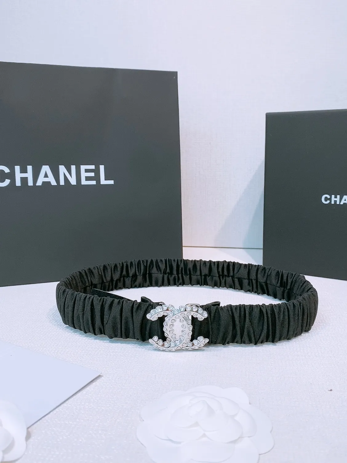💰460💰Full package💰 💍Purchase level Chanel ⚡️🌹chanel 25c cc rhinestones Brass logo buckle Calfskin Silver metal and gold metal 3.0cm boutique Full of elasticity Versatile Elegant Size including buckle S=65cm total length (available 75, 80, 85) M=70cm L =75cm XL=80cm, one size can be used in 3 to 4 sizes!