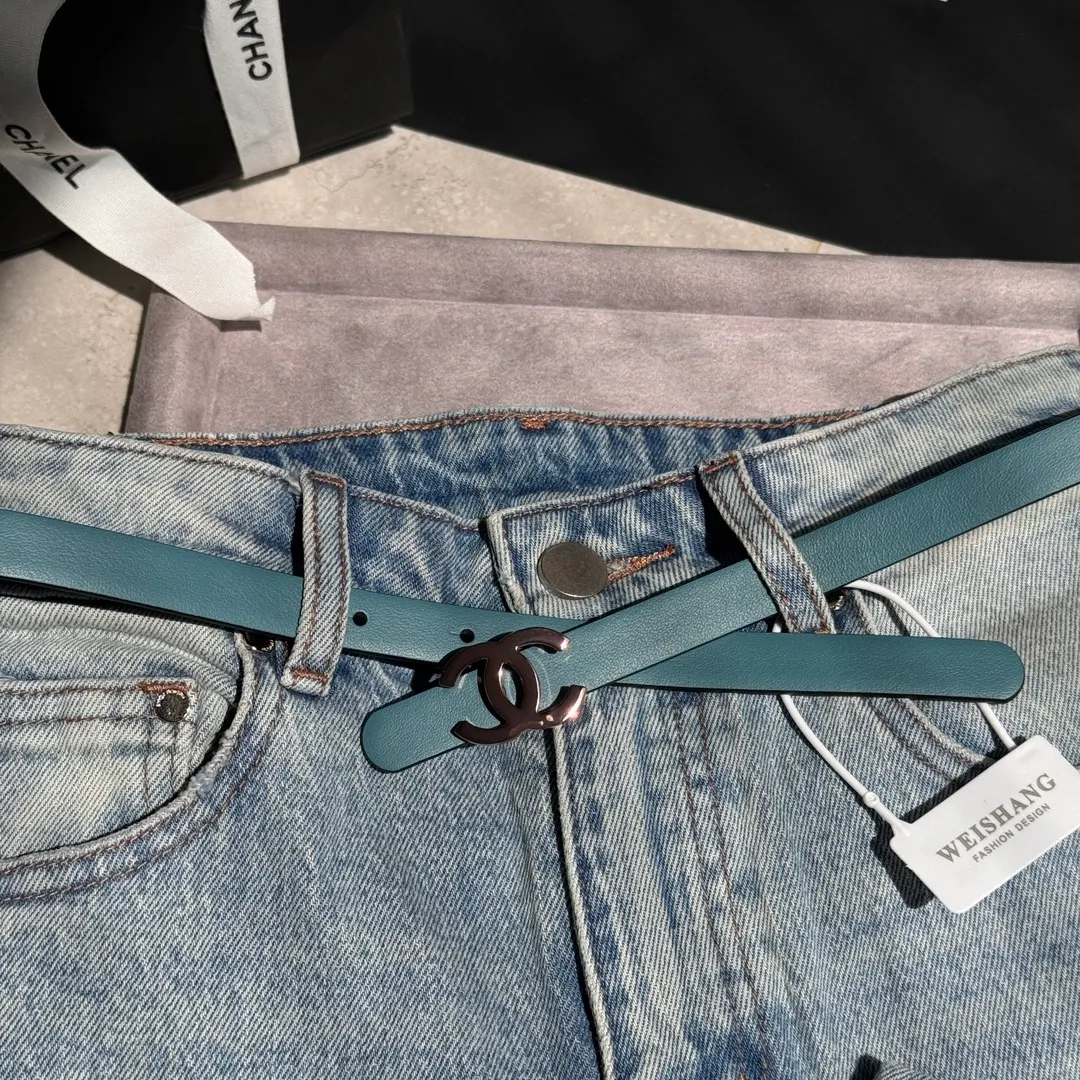 💰440💰Full package💰 💍Purchase-grade Chanel belt⚡️🌹Width 1.5cm, double-sided first-layer imported cowhide⚡️🌹Length: 75-100 Euro, copper five-button original mold opening and customization