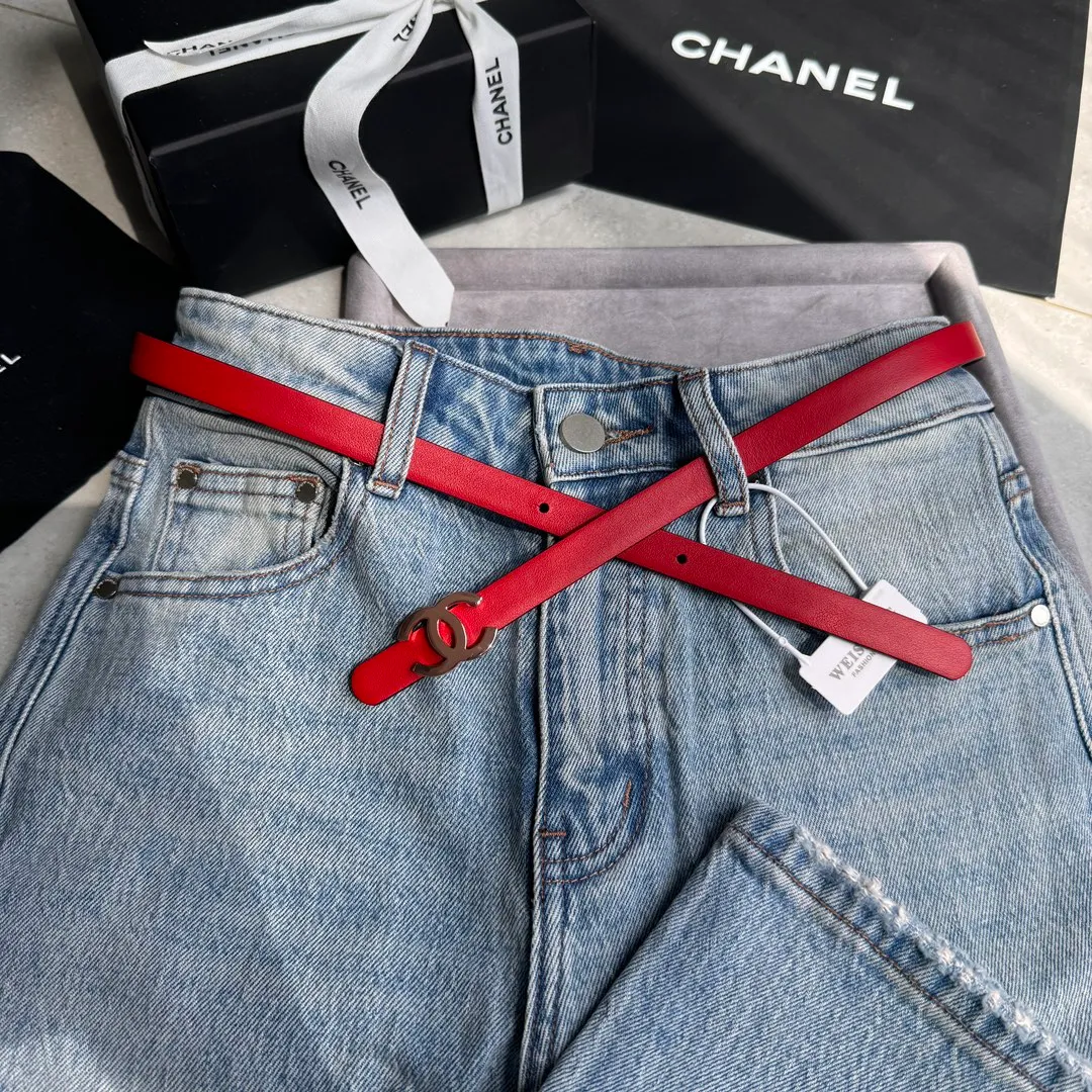 💰440💰Full package💰 💍Purchase-grade Chanel belt⚡️🌹Width 1.5cm, double-sided first-layer imported cowhide⚡️🌹Length: 75-100 Euro, copper five-button original mold opening and customization