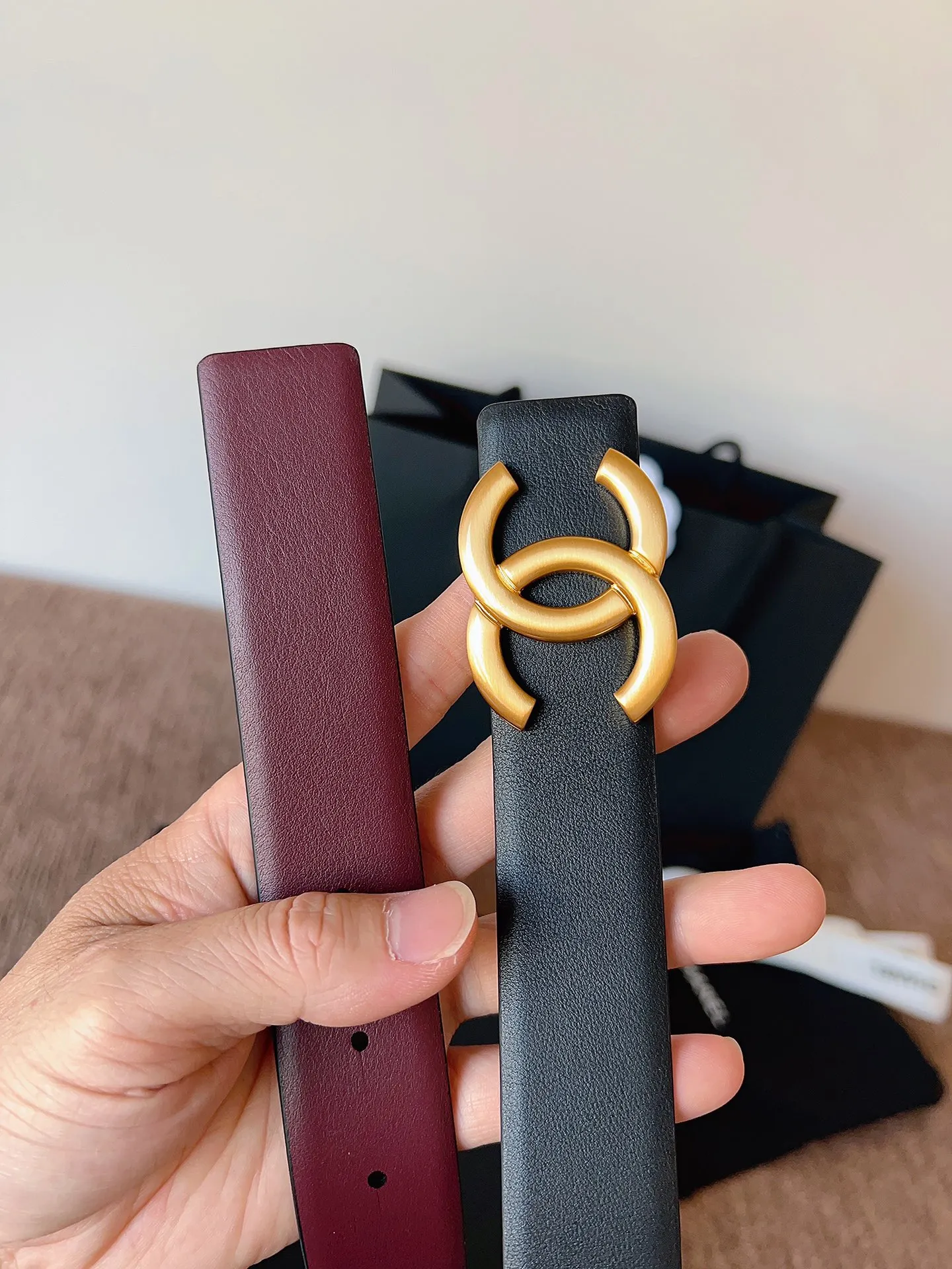 💰460💰Full package💰 💍Purchasing-grade Chanel CHANEL⚡️🌹3.0cm Xiaoxiang women's belt, double-sided imported first-layer original calfskin, pure copper hardware, low-key luxury