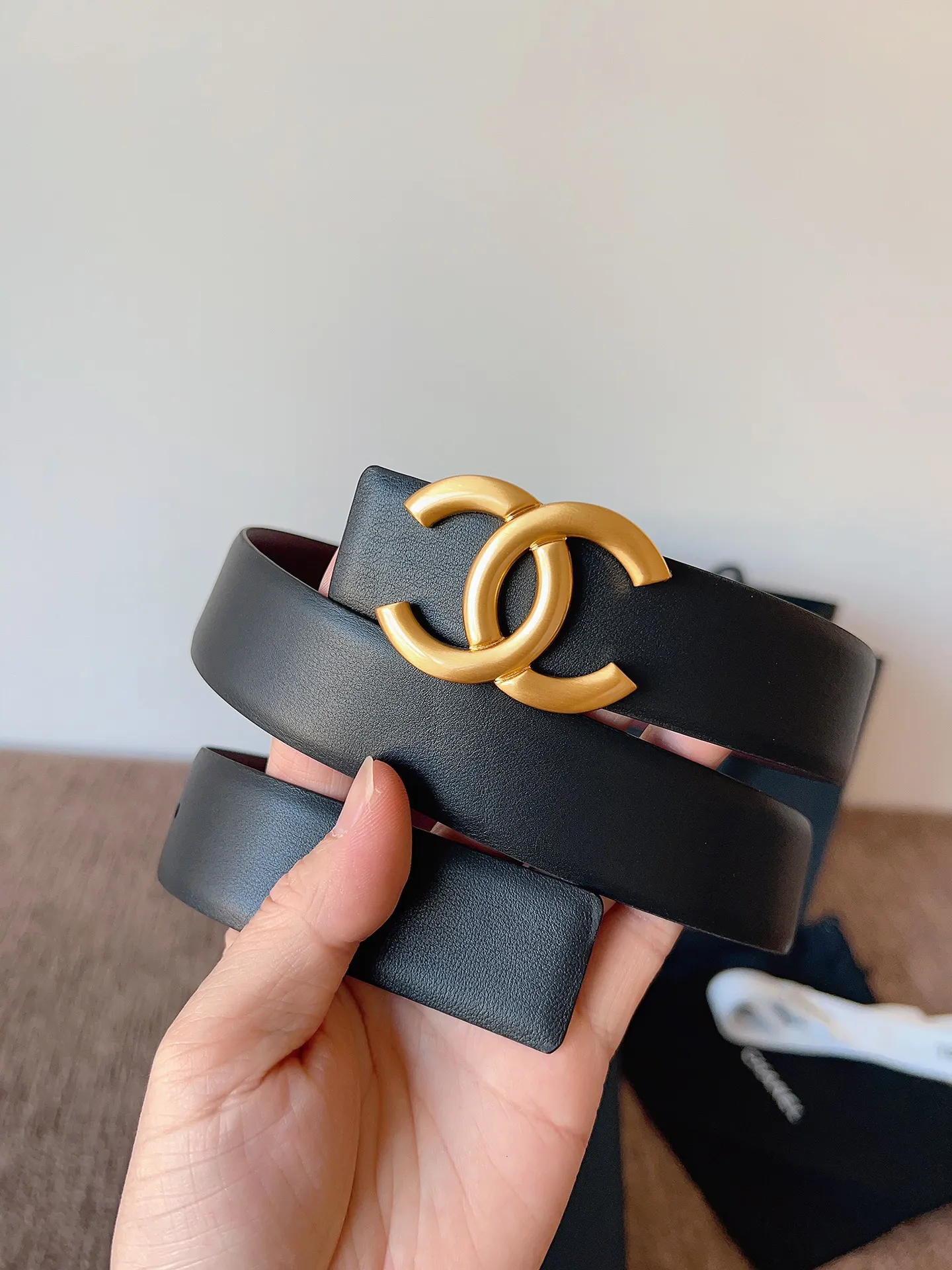 💰460💰Full package💰 💍Purchasing-grade Chanel CHANEL⚡️🌹3.0cm Xiaoxiang women's belt, double-sided imported first-layer original calfskin, pure copper hardware, low-key luxury