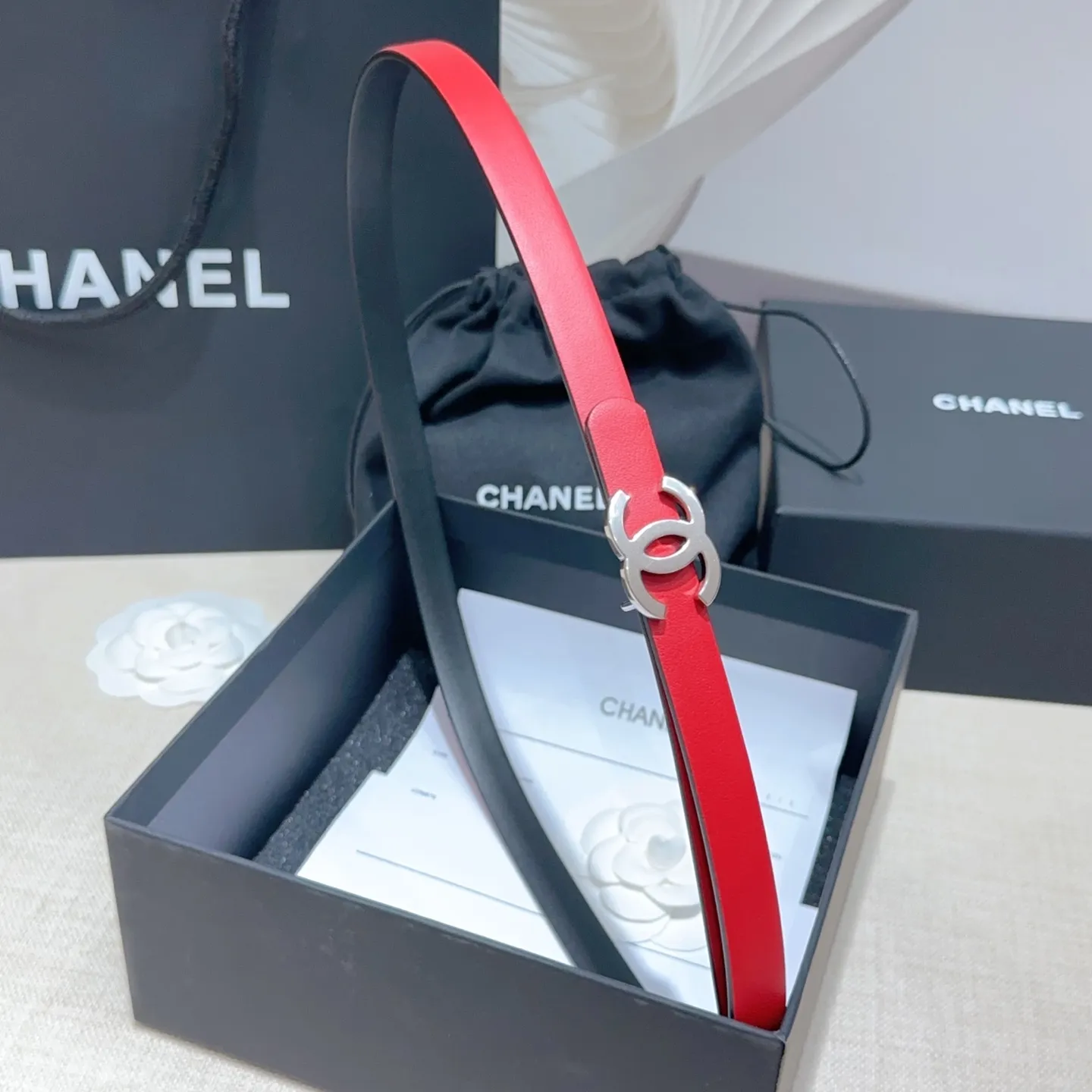 💰440💰Full package💰 💍Purchase-grade Chanel belt⚡️🌹Width 1.5cm, double-sided first-layer imported cowhide⚡️🌹Length: 75-100 Euro, copper five-button original mold opening and customization
