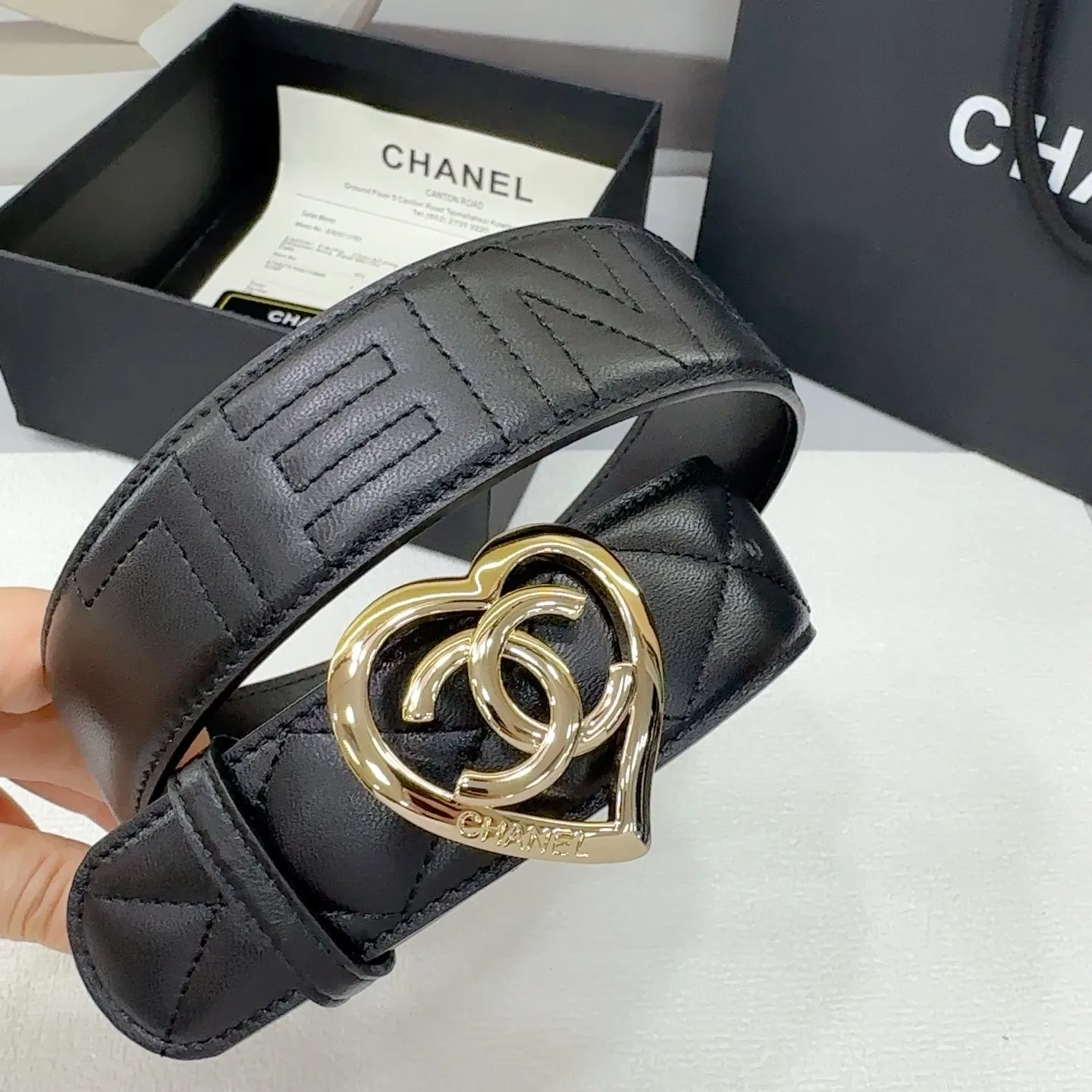 💰520💰Full package💰 💍Purchasing-grade Chanel belt⚡️🌹4.0cm double-sided first-layer sheepskin⚡️🌹Length.75.80.85.90.95.100.105 Euro⚡️🌹Customized original mold with copper hardware buckle