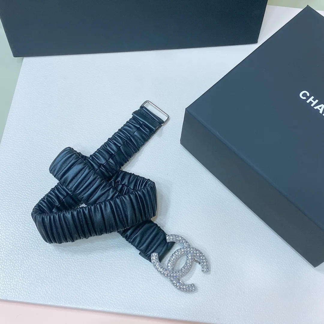 💰460💰Full package💰 💍Purchasing level Chanel⚡️🌹cc rhinestones Brass logo buckle Calfskin Silver metal and gold metal 3.0cm boutique Stretchy Versatile Elegant Size including buckle S=65cm total length (available 75, 80, 85) M=70cm L =75cm XL=80cm One size can be used in 3 to 4 sizes!