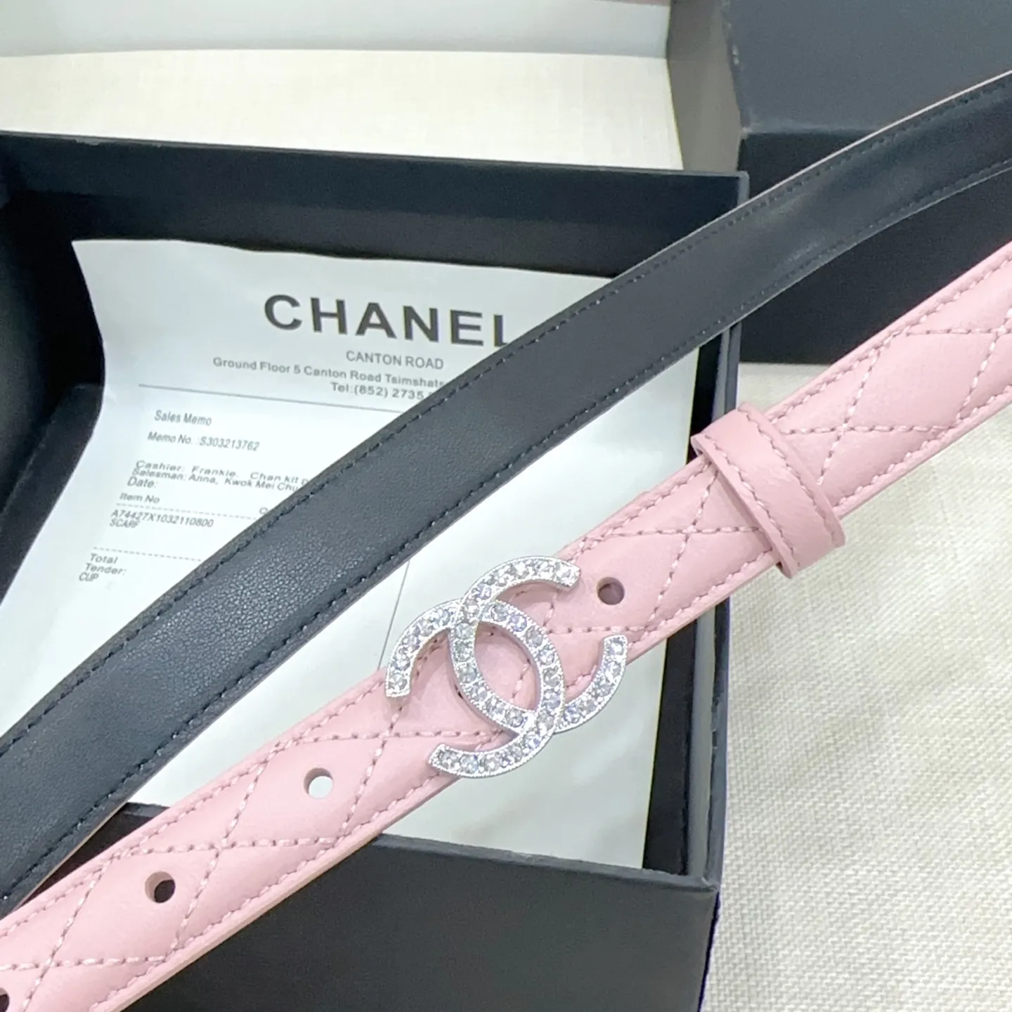 💰480💰Full package💰 💍Purchase grade Chanel⚡️🌹Ladies belt Width 2.0 size double-sided first layer cowhide⚡️🌹Length: 75-100 Euro Premium copper hardware buckle original mold customization High quality