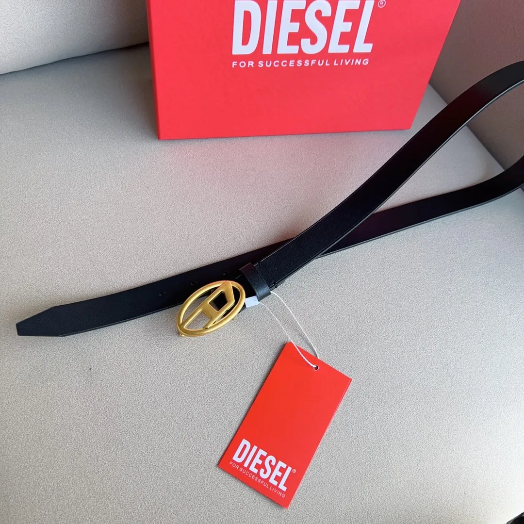 💰460💰Authentic packaging💰 💍Purchasing-grade DIESEL cowhide retro buckle Unique style design Soft calfskin Recommended by many Internet celebrities Retro style Width 2.5cm with box