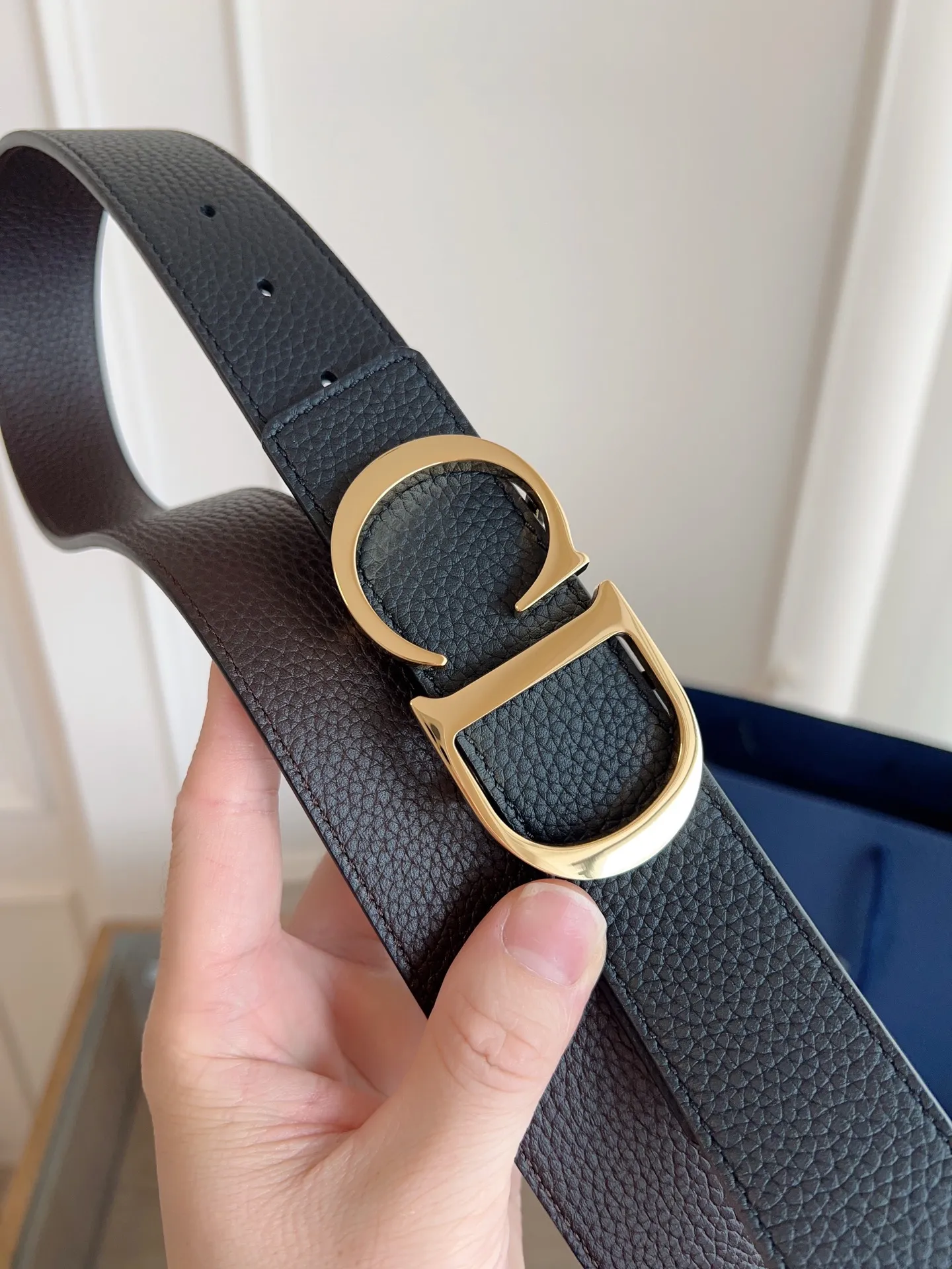 💰480💰Full package💰 💍Purchase-grade "DIOR" Dior/enhanced version🇫🇷French original leather, brown/black full leather. There is no doubt about the quality. There is no better, only the best. Size 3.5 cm