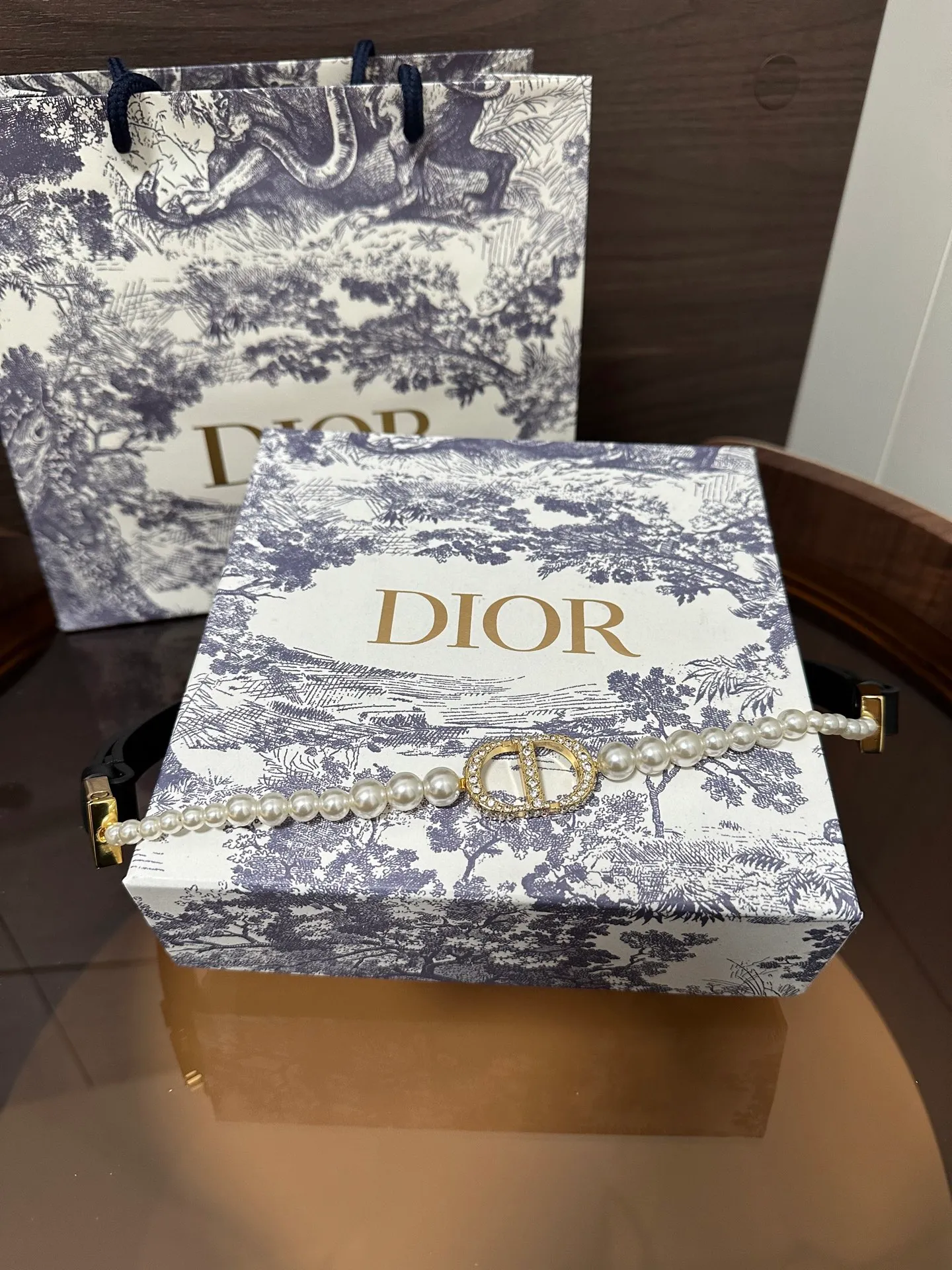 💍Purchase level Dior⚡️Di0r 🆕 30 Montaigne Pearls belt⚡️ ⚡️15 mm black smooth cow leather, white resin beads and imitation crystal decoration⚡️