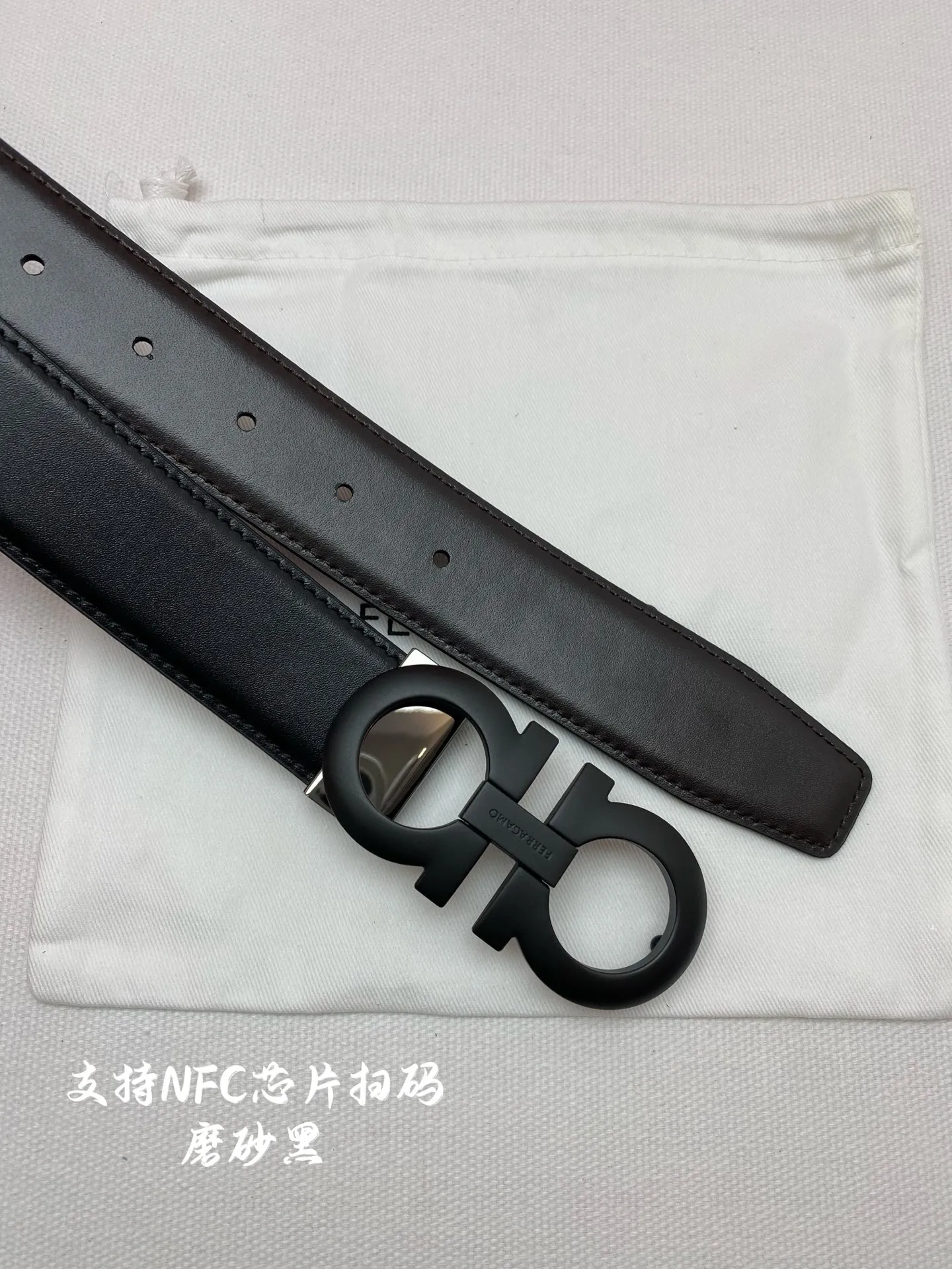 💰440💰Full package💰 💍Purchasing agent Ferragamo⚡️🌹3.5cm high-end customized men's belt, double-sided imported cowhide, you can choose to match it. Genuine material, very textured, fashionable and classic without losing style, can be cut by yourself