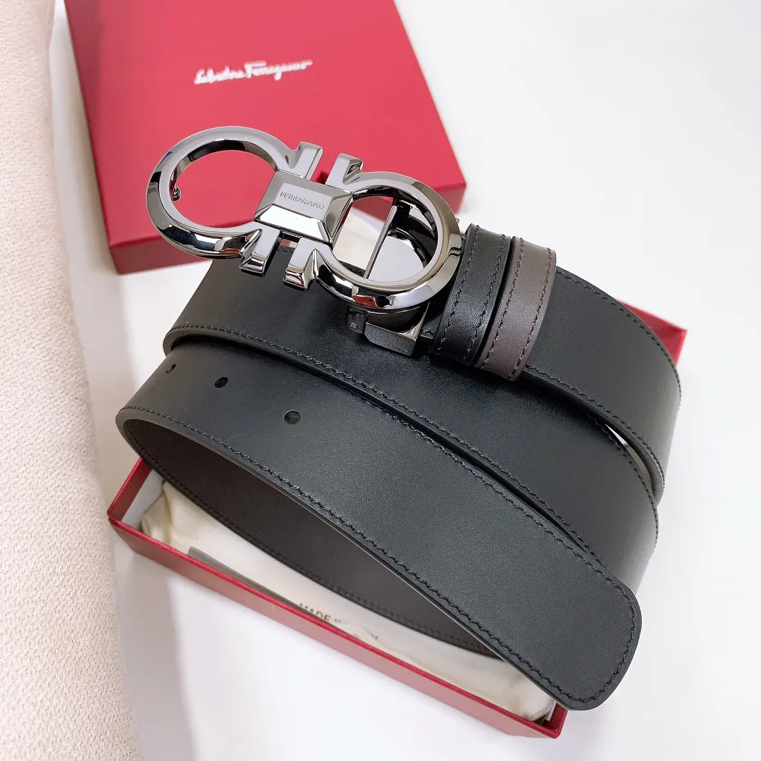 💰440💰Full set of packaging💰 💍Purchase grade Ferragamo 3.5cm original leather. Precision brass hardware upgraded version nfc chip, genuine factory IP plating! Original match