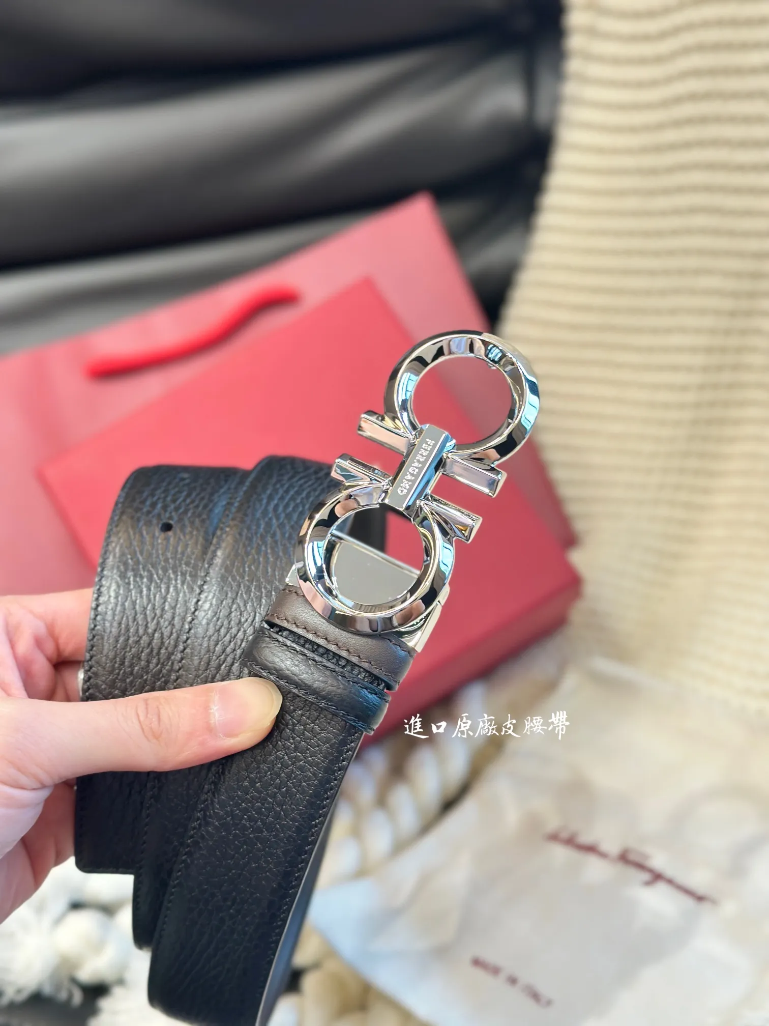 💰480💰Full package💰 💍Purchasing-grade FERRAGAMO⚡️🌹Smooth buckle belt 35MM wide⚡️🌹Double-sided imported first-layer cowhide, comfortable to the touch⚡️🌹Free cutting design