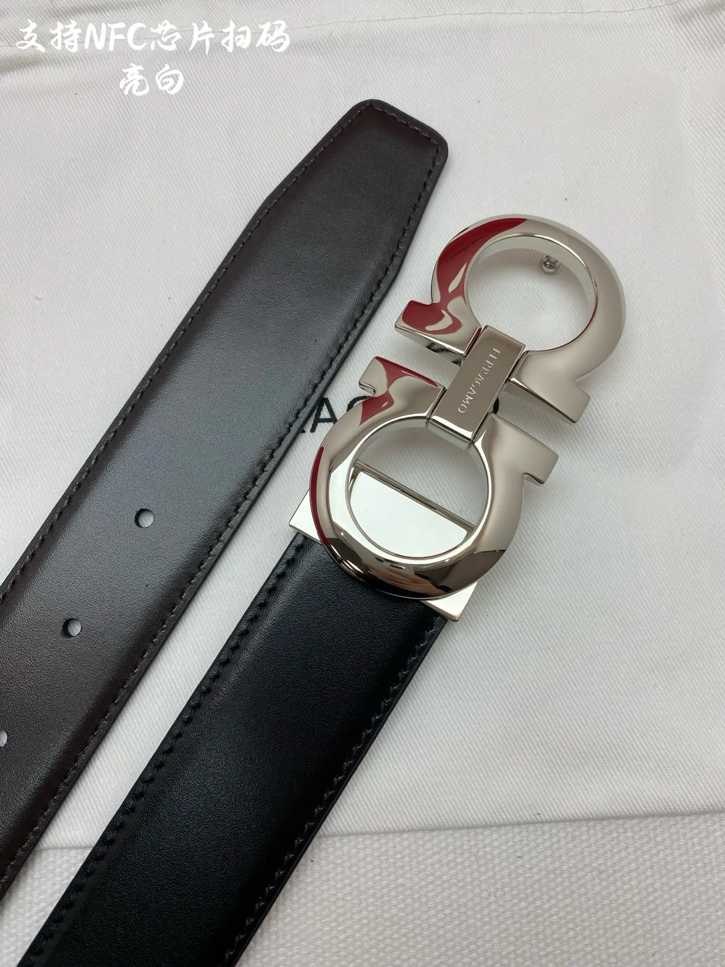 💰440💰Full package💰 💍Purchasing agent Ferragamo⚡️🌹3.5cm high-end customized men's belt, double-sided imported cowhide, you can choose to match it. Genuine material, very textured, fashionable and classic without losing style, can be cut by yourself
