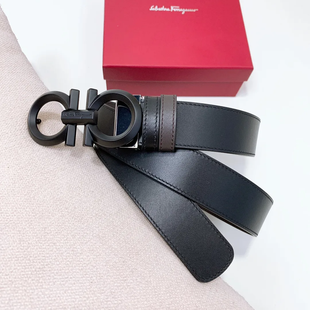 💰440💰Full set of packaging💰 💍Purchase grade Ferragamo 3.5cm original leather. Precision brass hardware upgraded version nfc chip, genuine factory IP plating! Original match