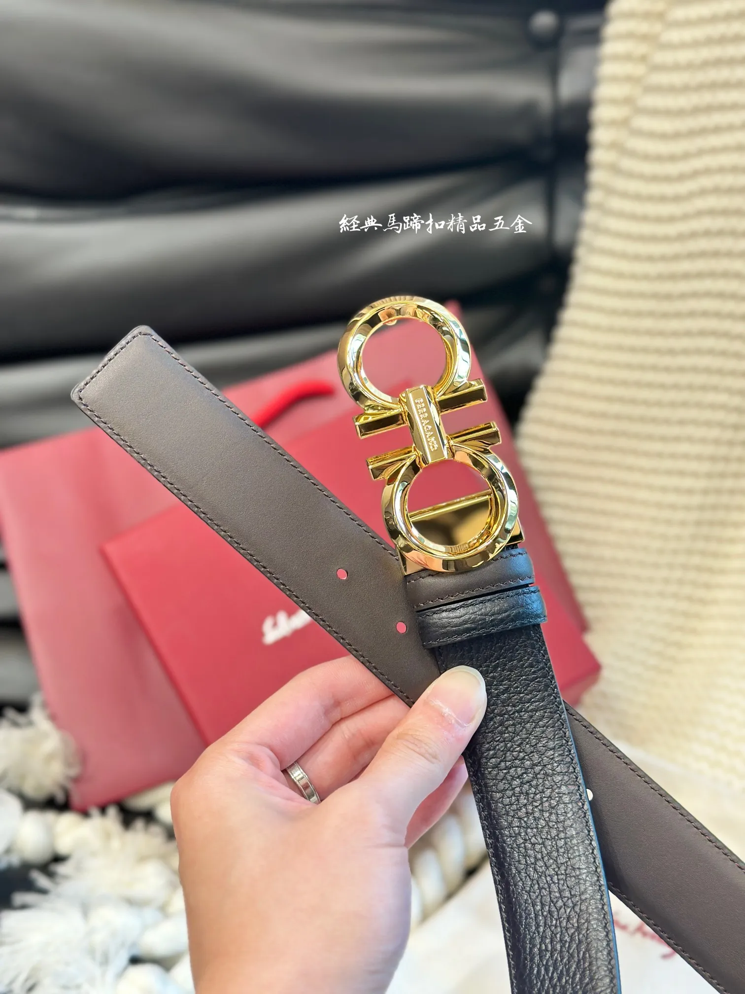 💰480💰Full package💰 💍Purchasing-grade FERRAGAMO⚡️🌹Smooth buckle belt 35MM wide⚡️🌹Double-sided imported first-layer cowhide, comfortable to the touch⚡️🌹Free cutting design