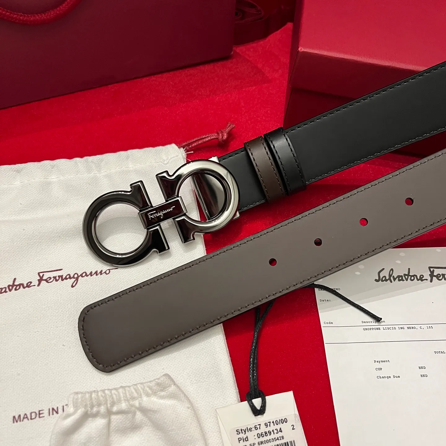 💰440💰Complete package💰 💍Purchasing-grade Ferragamo⚡️🌹Supports NXP chip scanning Double-sided Italian original leather Non-market ordinary version Exquisite palladium-plated buckle Width 3.5cm The belt is adjustable and can be cut as needed to achieve a slim fit