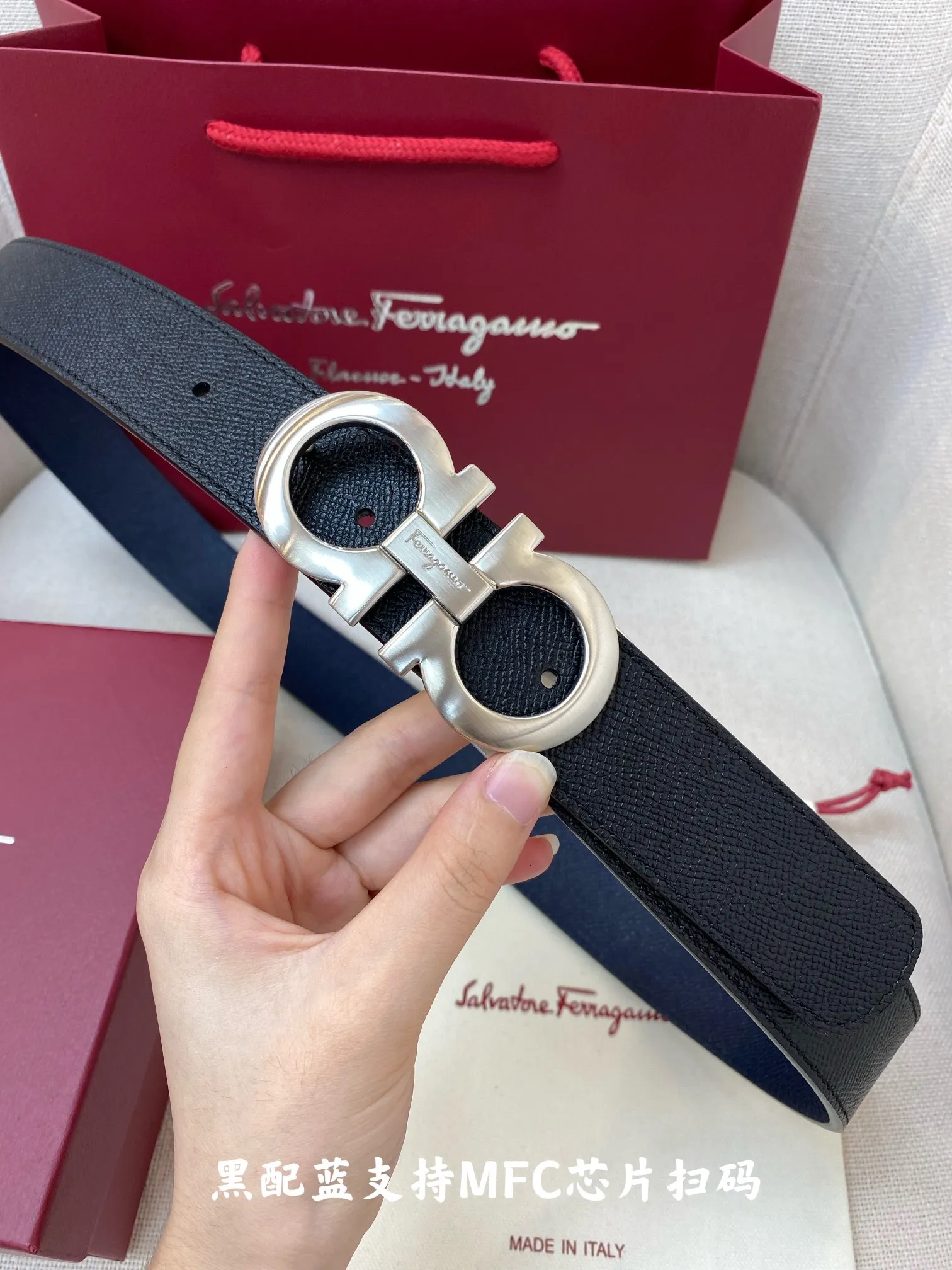 💰440💰Full package💰 💍Purchasing agent Ferragamo⚡️🌹3.5cm high-end customized men's belt, double-sided imported cowhide, you can choose to match it. Genuine material, very textured, fashionable and classic without losing style, can be cut by yourself