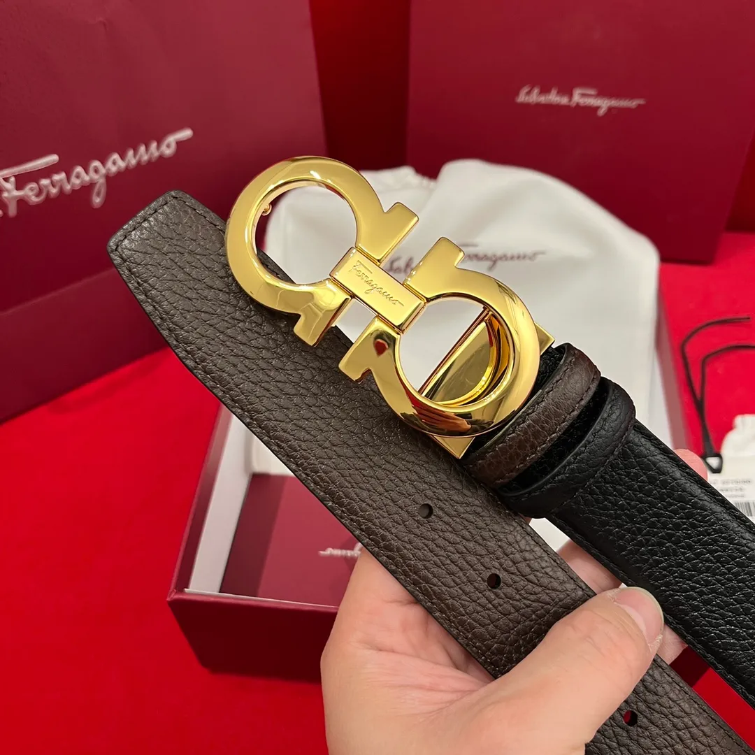 💰440💰Full package💰 💍Purchase level <Ferragamo> Ferragamo⚡️🌹Supports NXP chip scanning⚡️🌹Double-sided Italian imported original lychee pattern Non-market ordinary version Exquisite palladium-plated buckle⚡️🌹Width 35mm The belt is adjustable and can be cut as needed to achieve a slimming effect. Matches the original packaging of the picture
